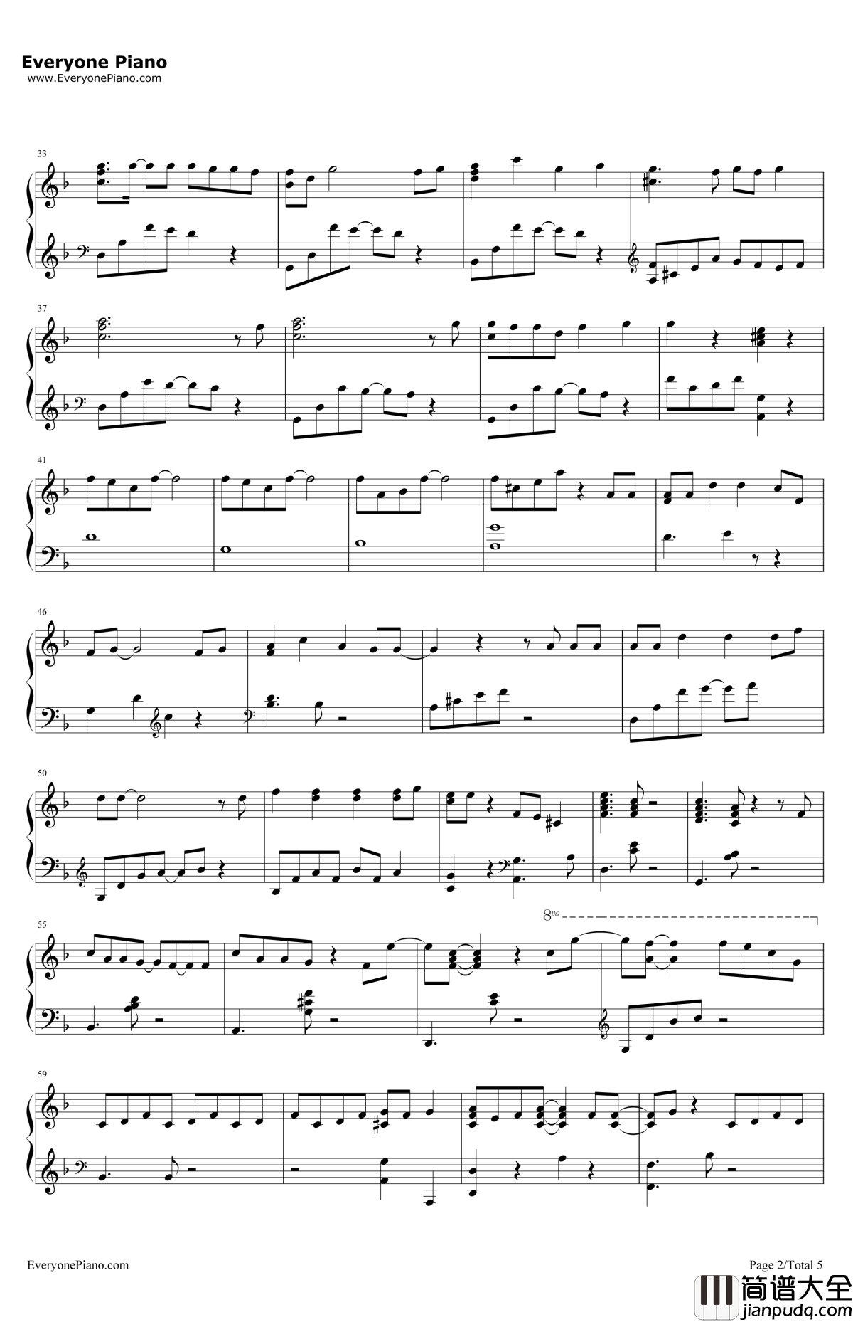 BabyDon'tCry钢琴谱_EXO_M