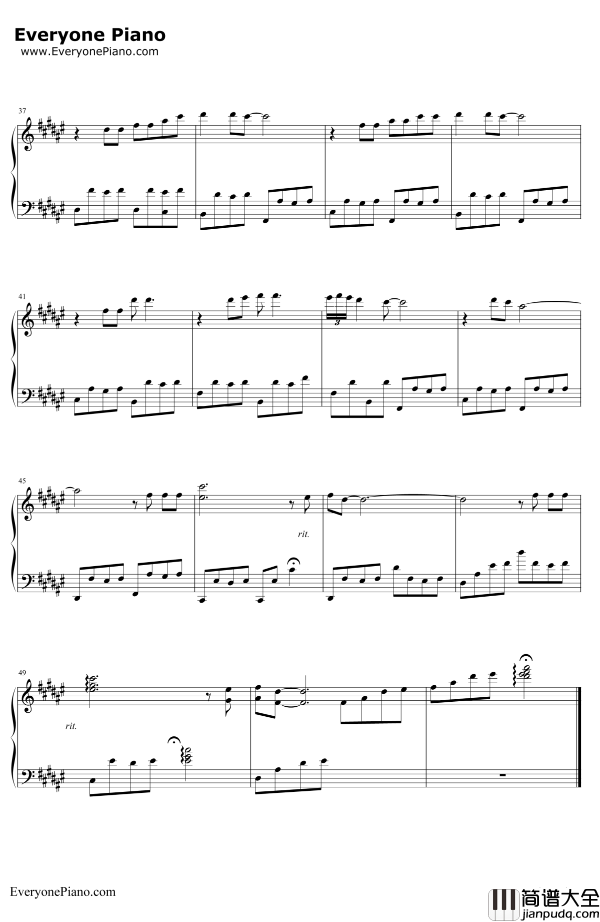 TheSoundofSilence钢琴谱_Simon&Garfunkel_寂静之声