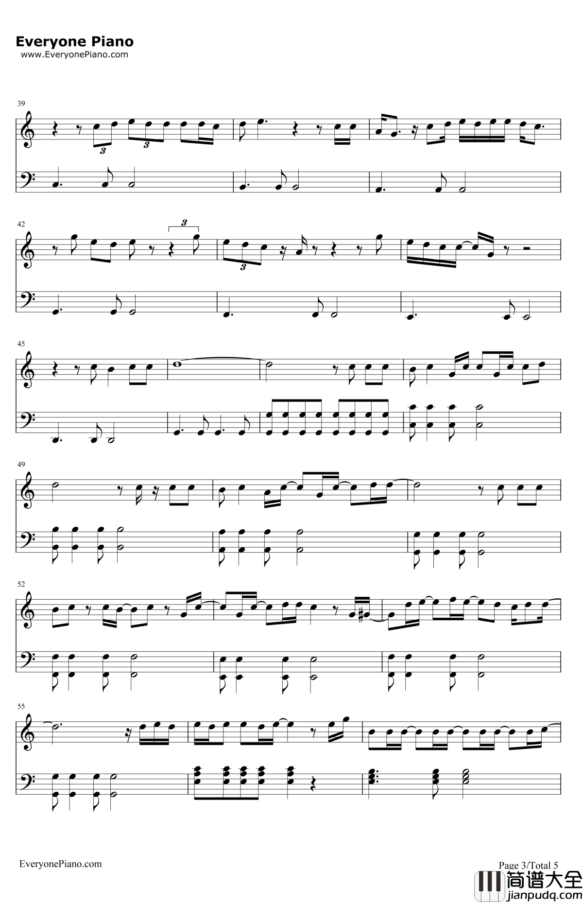 WhereverYouAre钢琴谱_OneOkRock