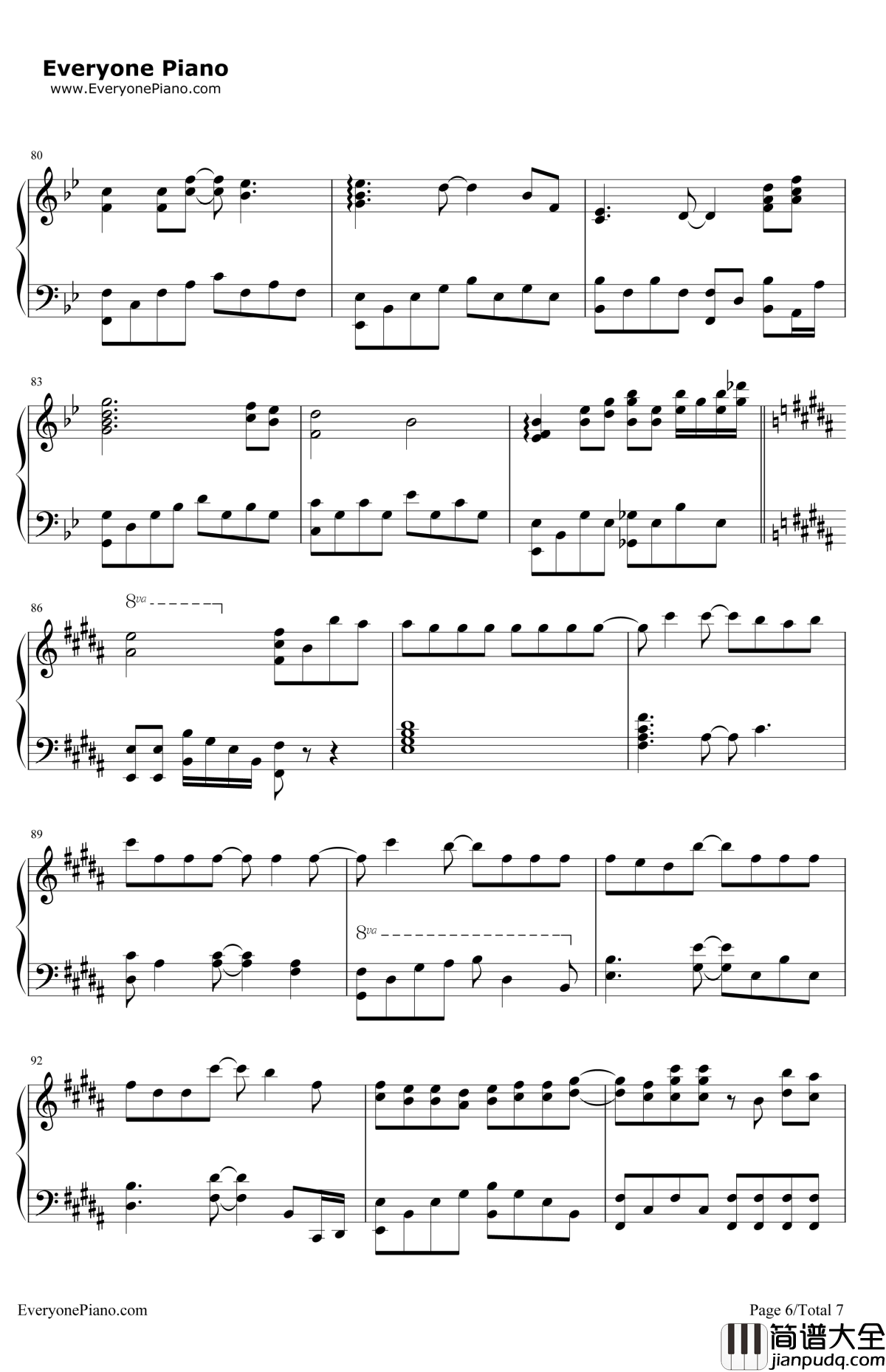 爱情怎么喊停钢琴谱_曾沛慈_原来是美男插曲