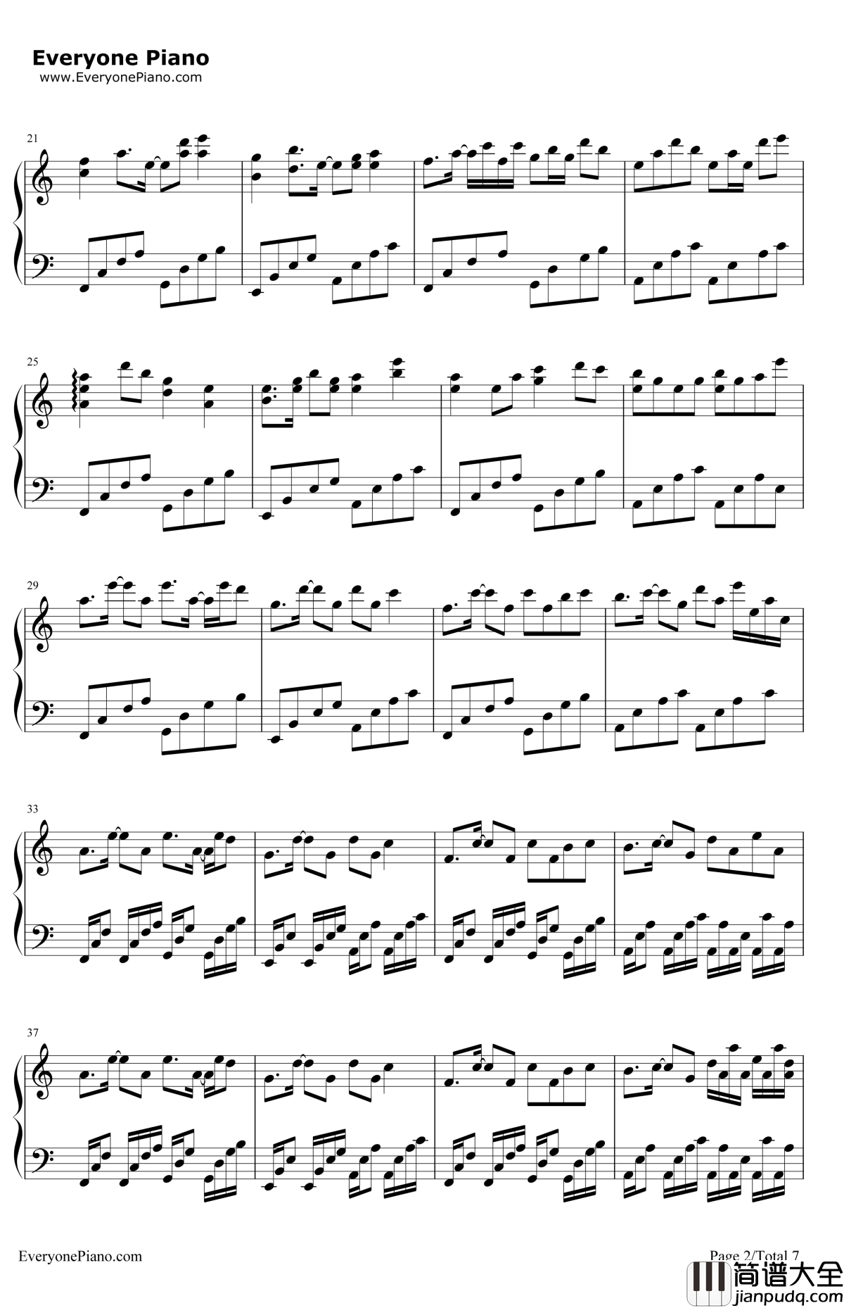 空想幻灭钢琴谱_Music゛◆Kゝ