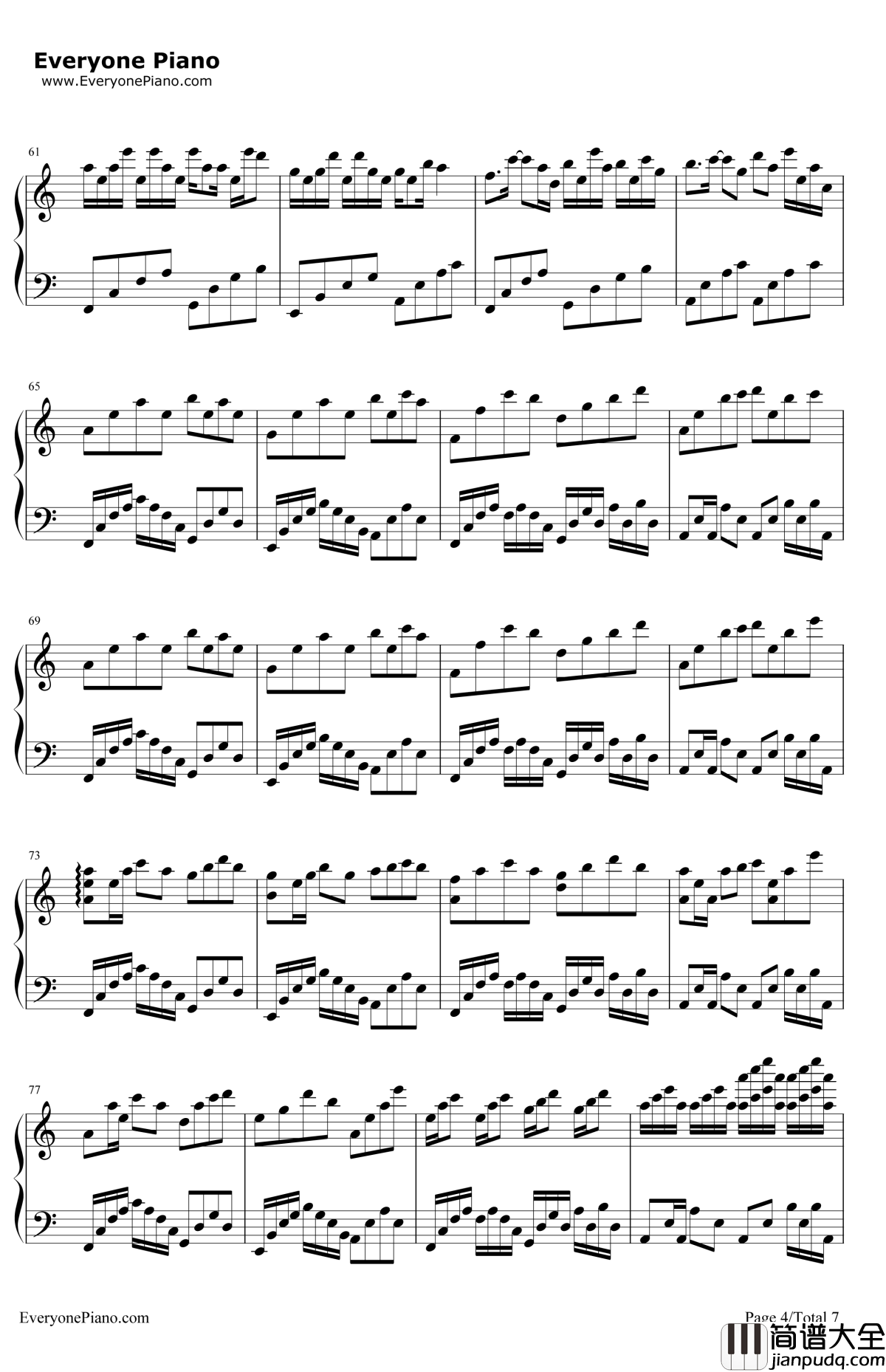 空想幻灭钢琴谱_Music゛◆Kゝ