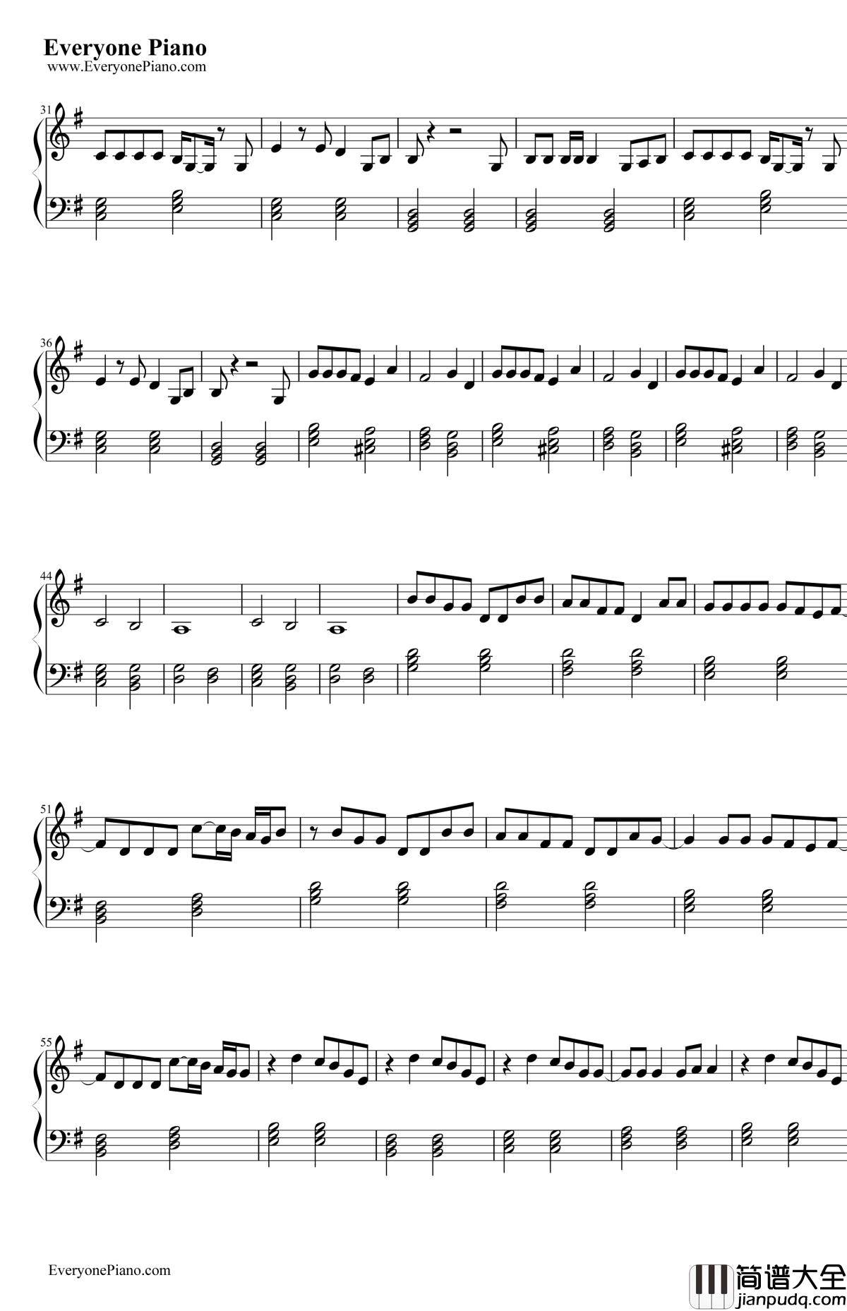 JustGiveMeaReason钢琴谱_P!nk_美国当红歌手P!nk