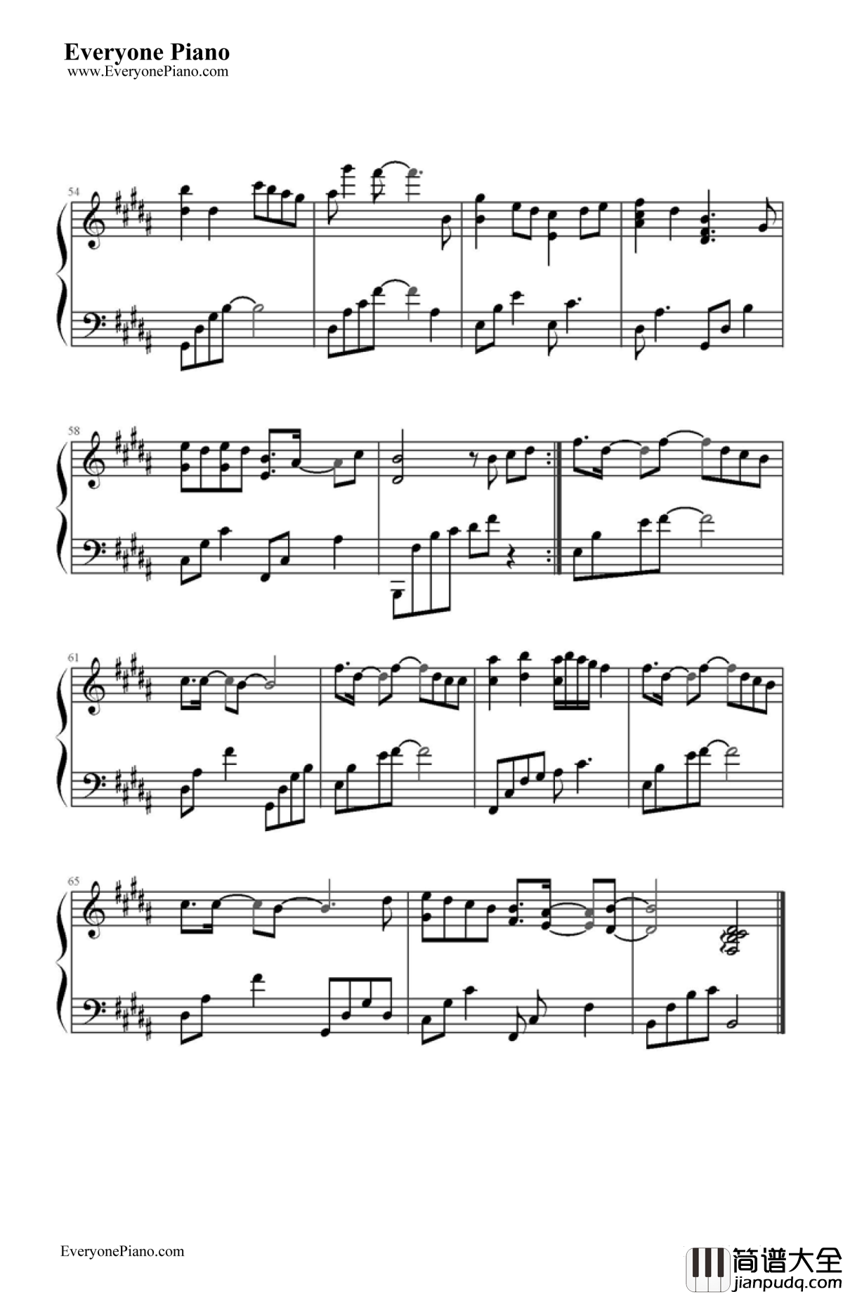 青春修炼手册钢琴谱_TFBOYS