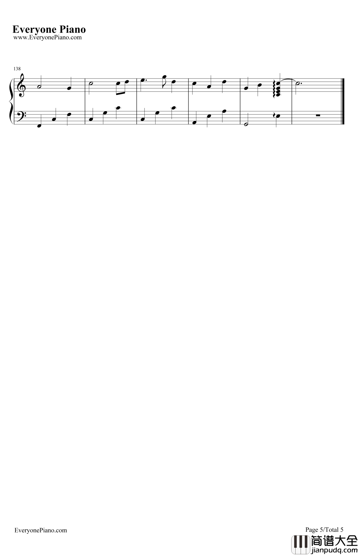 月光水岸钢琴谱_班得瑞