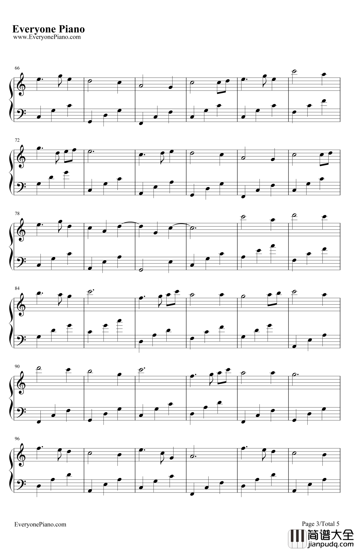 月光水岸钢琴谱_班得瑞