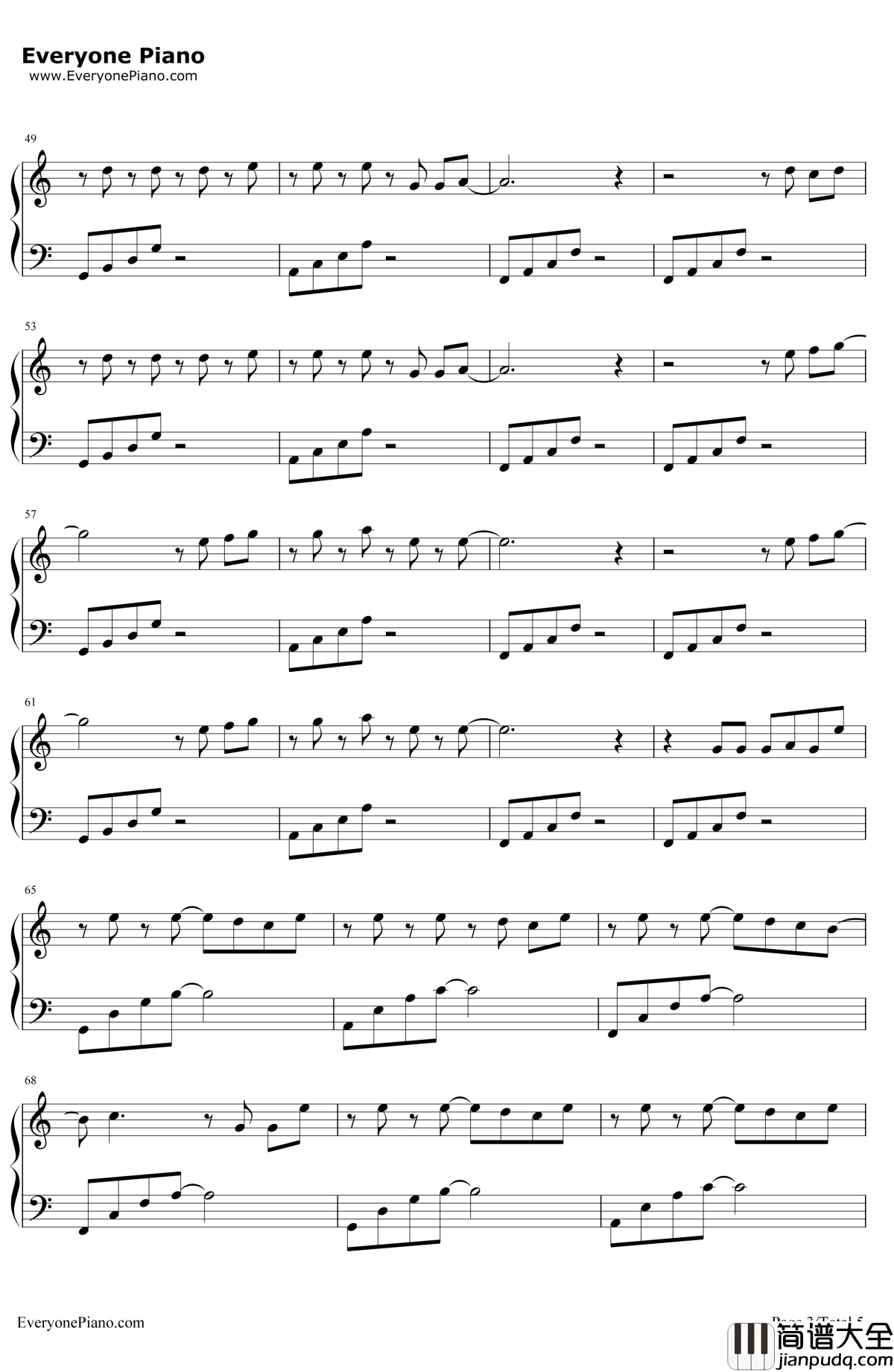 LostinTheStars钢琴谱_张杰_星际迷航3：超越星辰OP