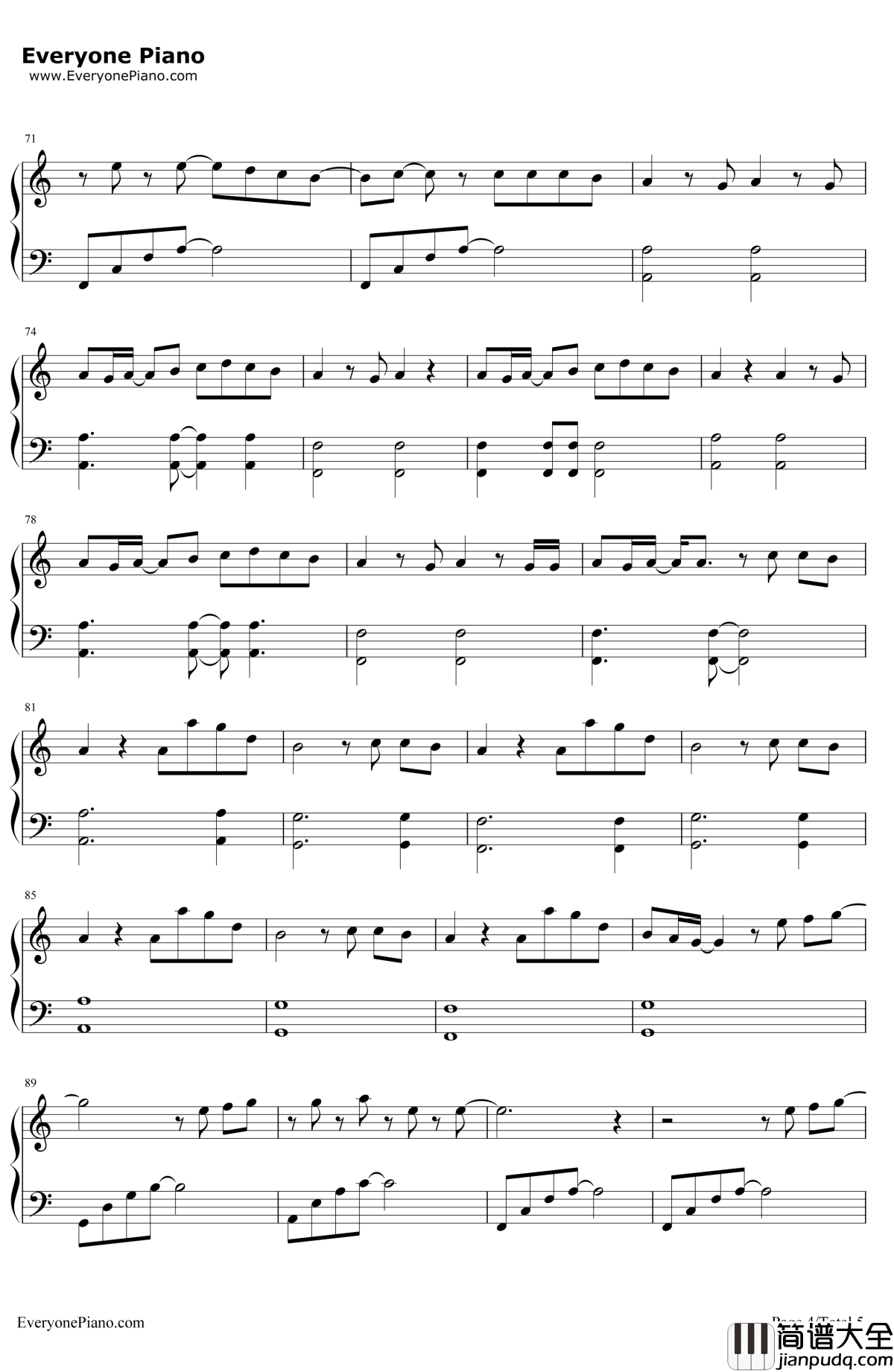 LostinTheStars钢琴谱_张杰_星际迷航3：超越星辰OP