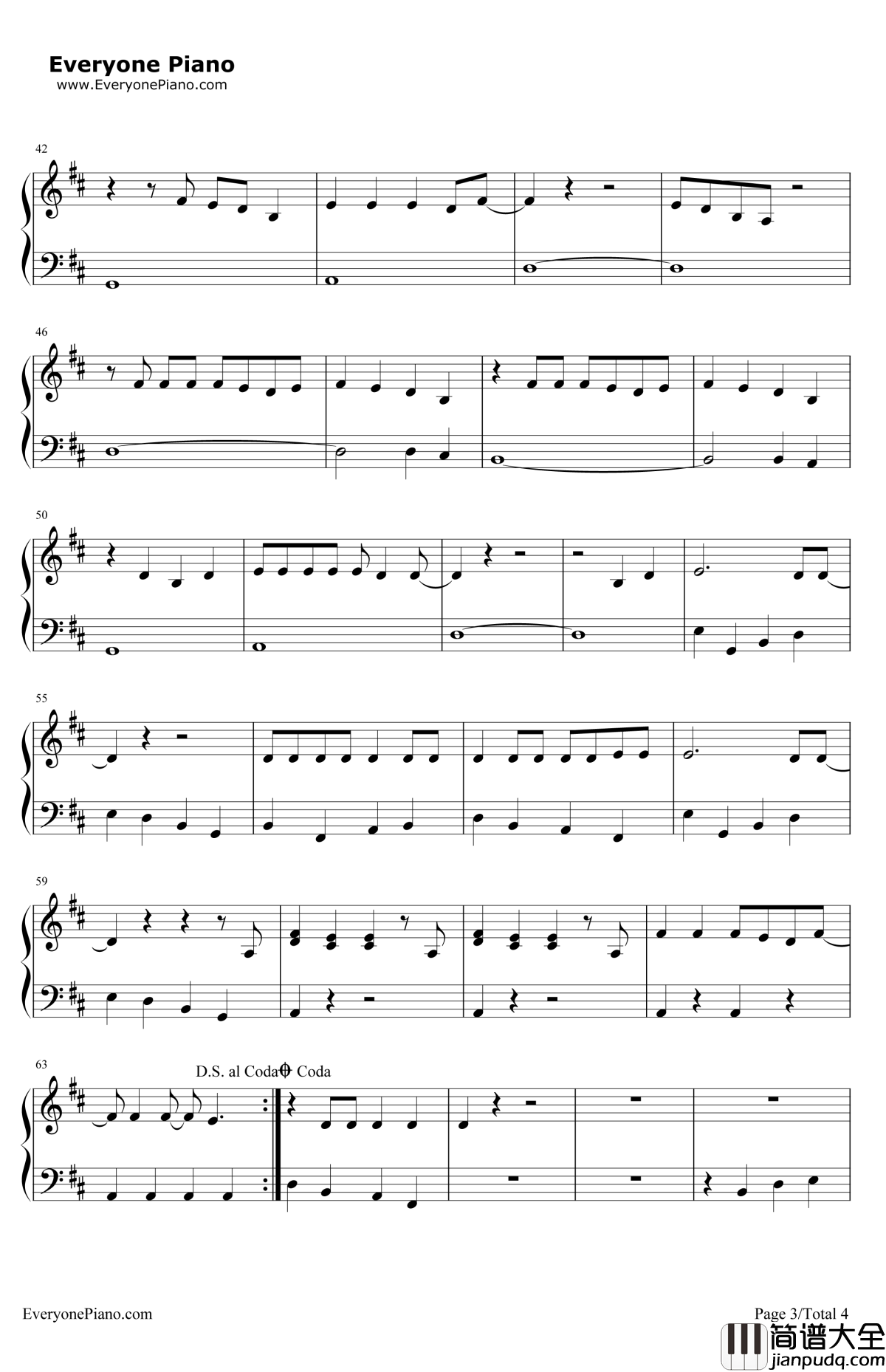 DanceWithMeTonight钢琴谱_OllyMurs