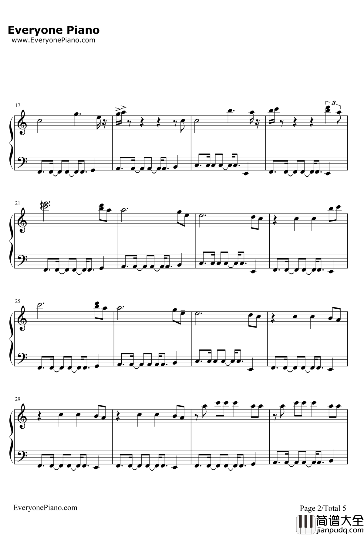 ThisOne'sforYou钢琴谱_DavidGuetta