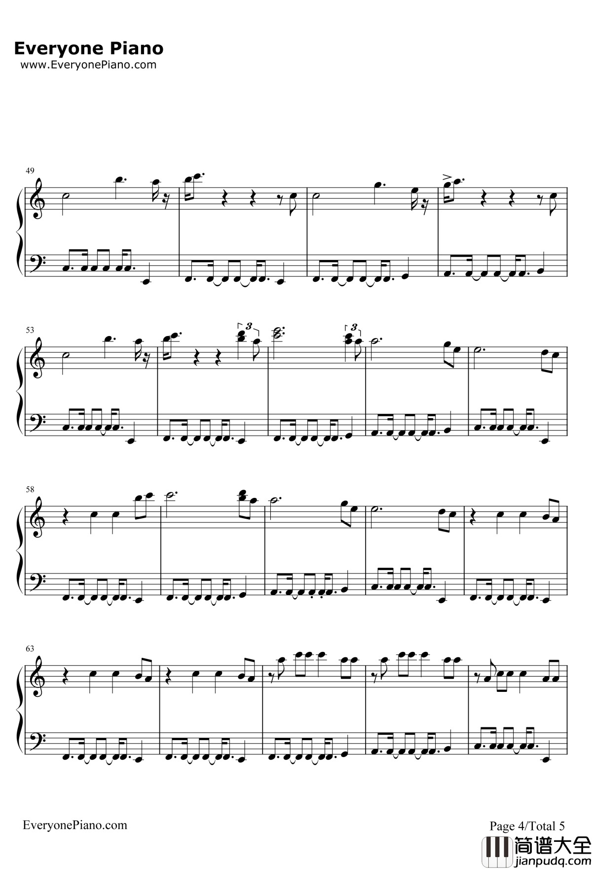 ThisOne'sforYou钢琴谱_DavidGuetta