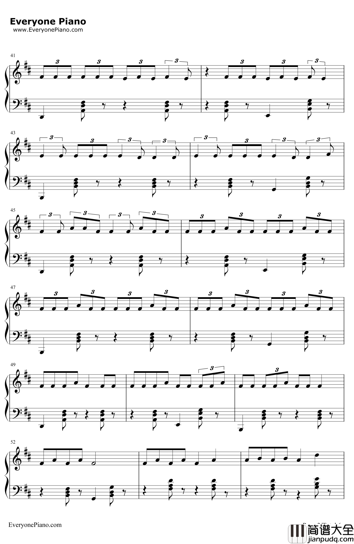 Ride钢琴谱_TwentyOnePilots