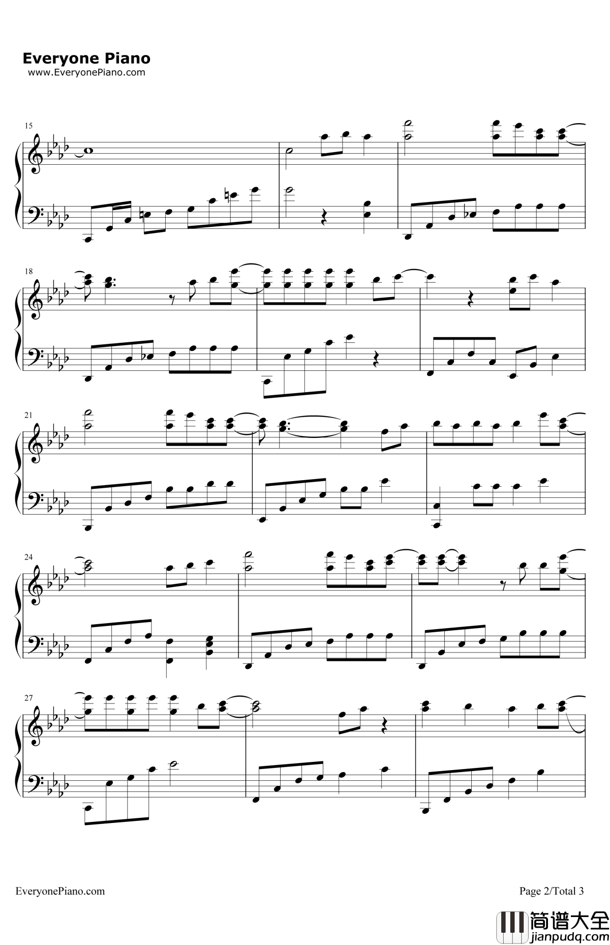 咱们结婚吧钢琴谱_齐晨