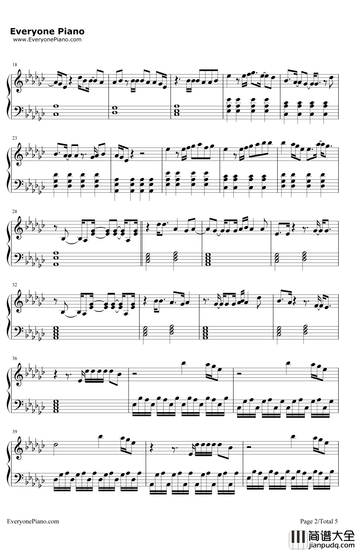 Bloodstream钢琴谱_EdSheeran