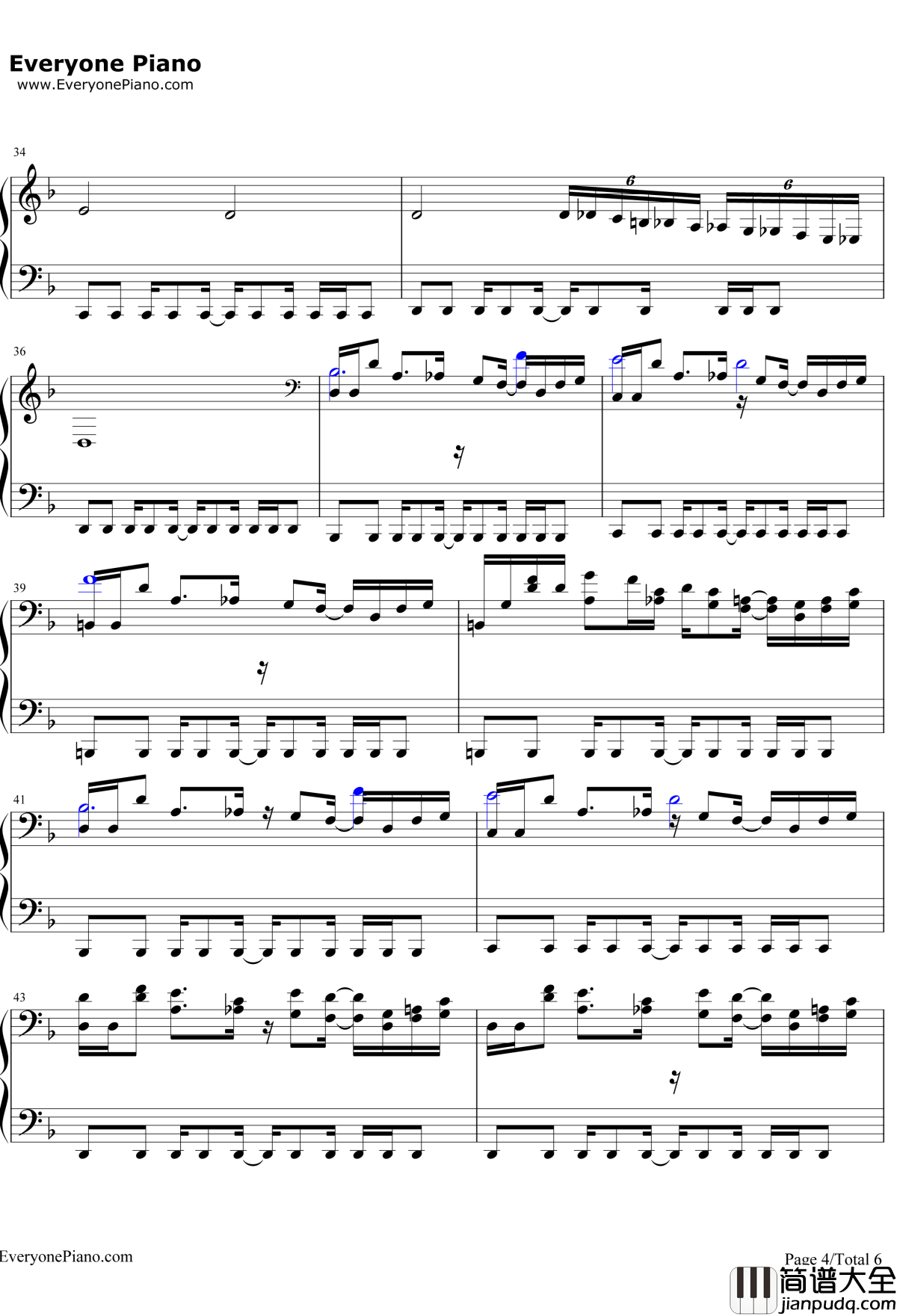 Megalovania钢琴谱_TobyFox_UndertaleOST