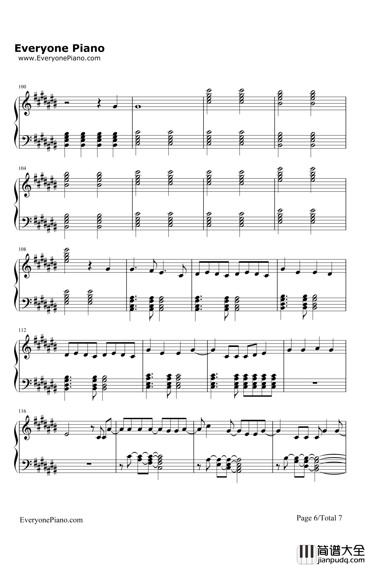 Bedless钢琴谱_PiercetheVeil