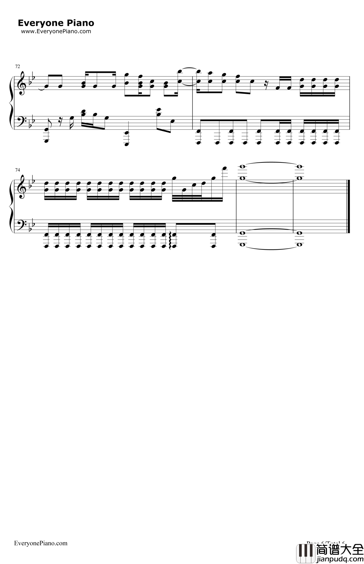 Finale钢琴谱_Madeon