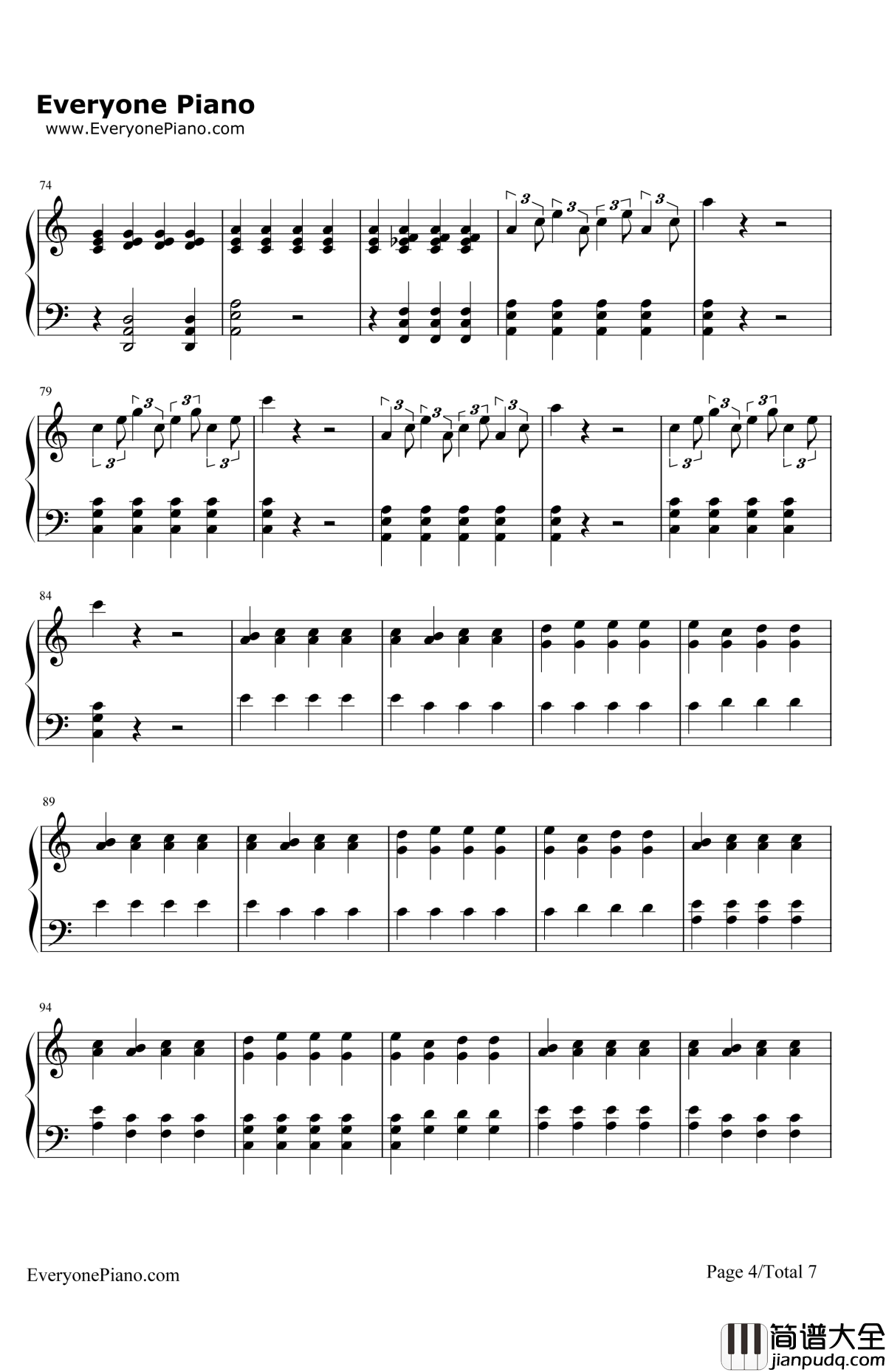 Migraine钢琴谱_TwentyOnePilots