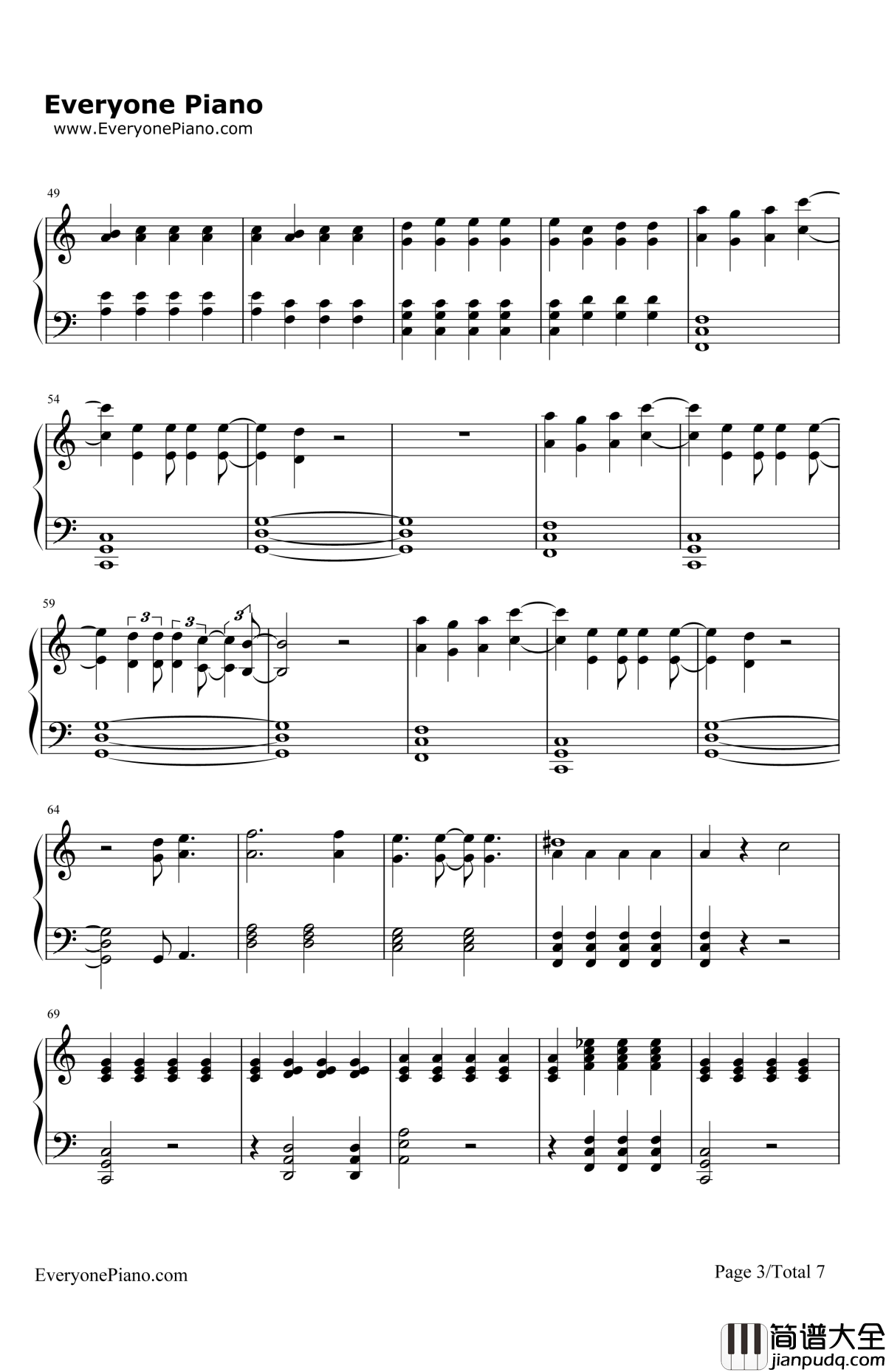 Migraine钢琴谱_TwentyOnePilots