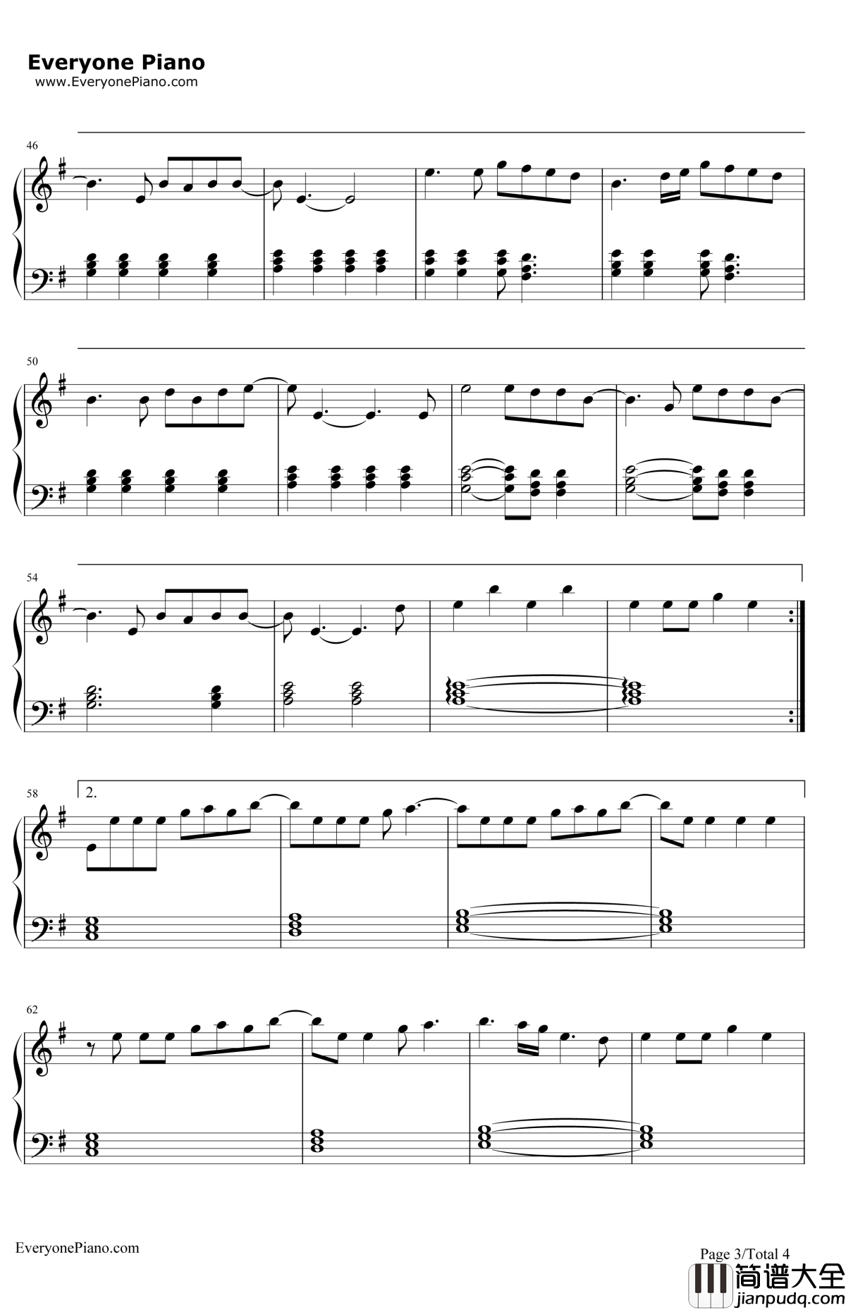 Ghost_Town钢琴谱_AdamLambert