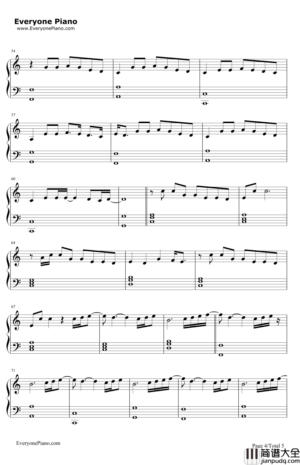 EASE钢琴谱_TroyeSivan