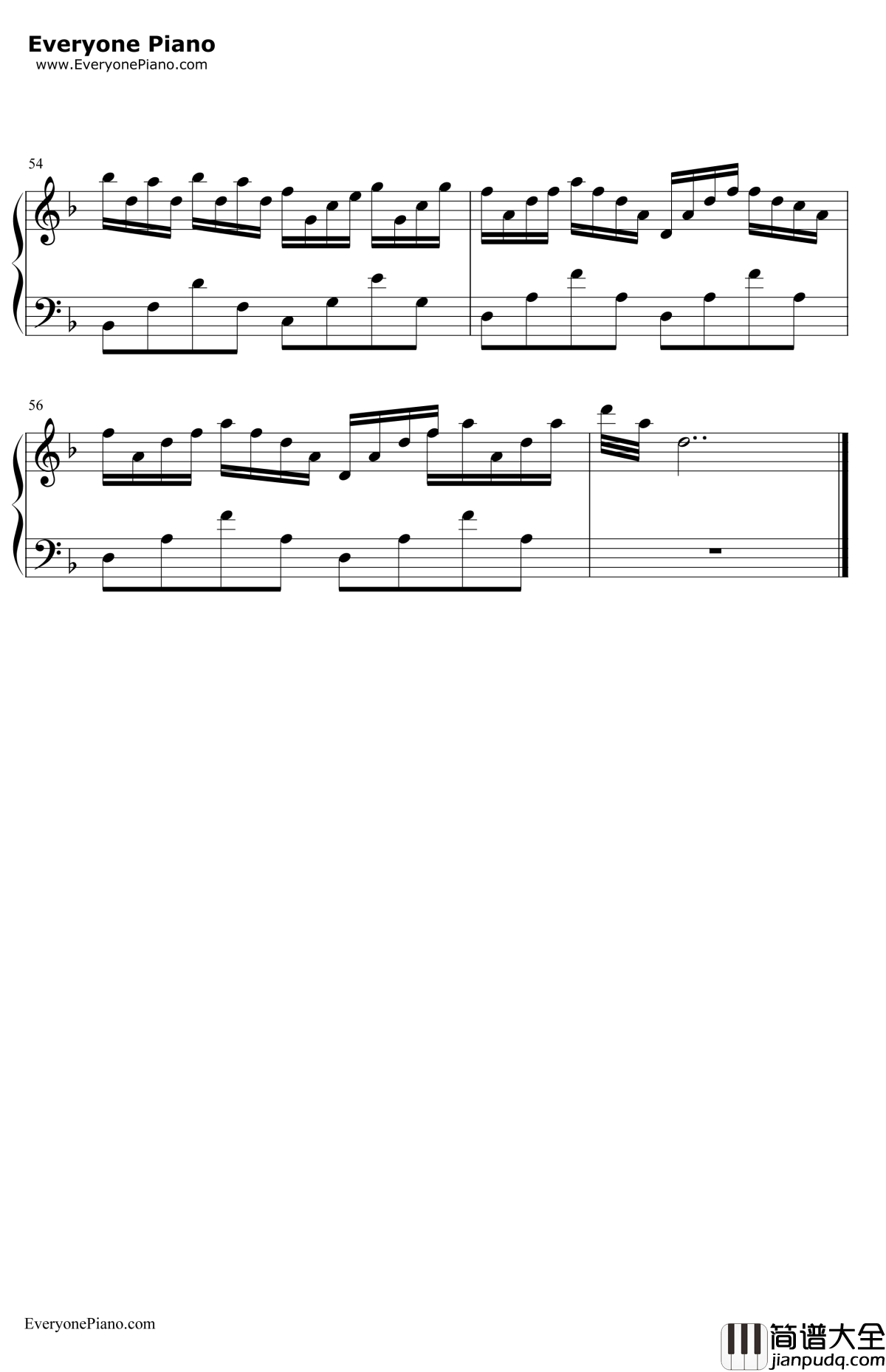 虫儿飞钢琴谱_郑伊健_难度版_风云雄霸天下插曲