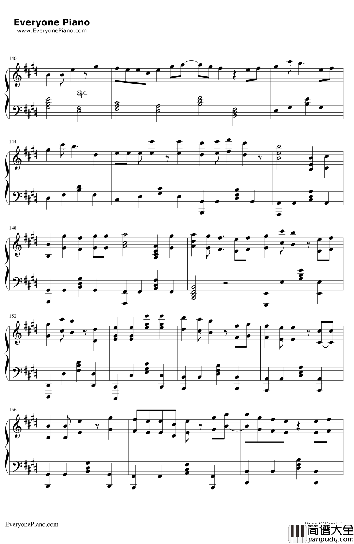 君だったら钢琴谱_HAPPYBIRTHDAY