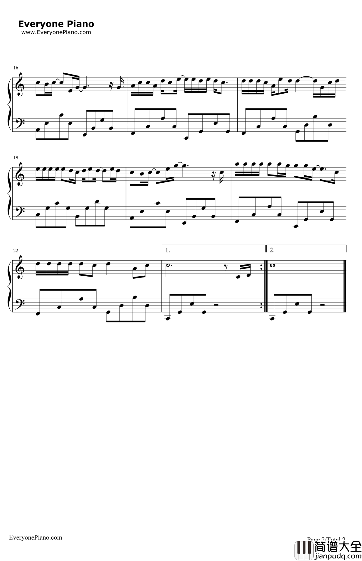 为什么相爱的人不能在一起钢琴谱_郑源