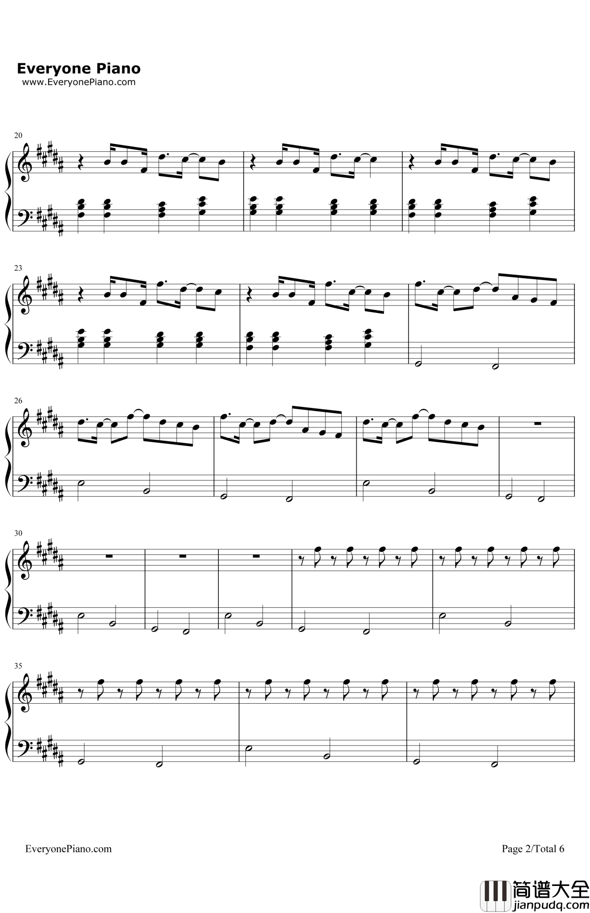 HoldingOnToYou钢琴谱_TwentyOnePilots