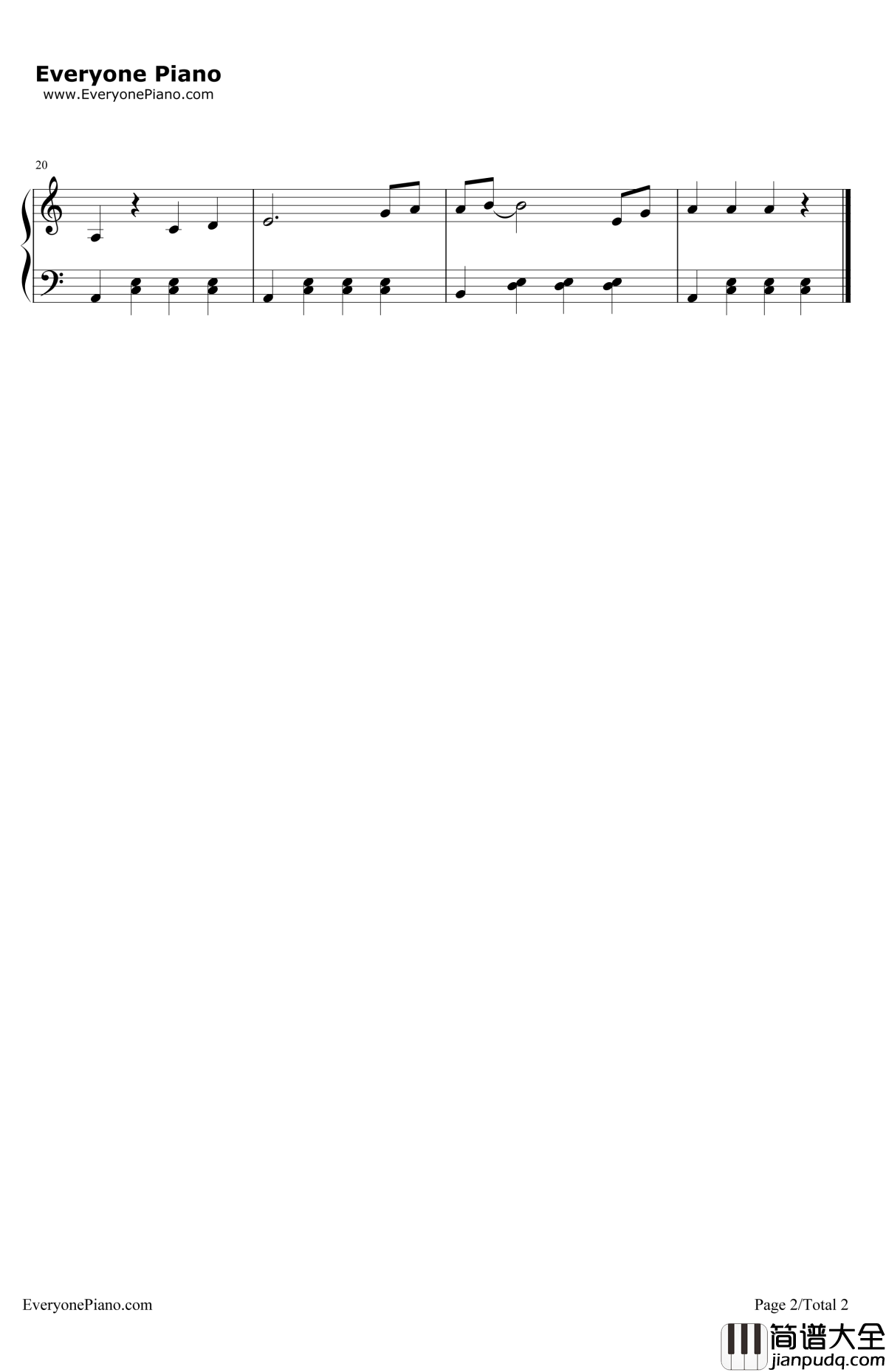 拾稻穗的小姑娘钢琴谱_颂今