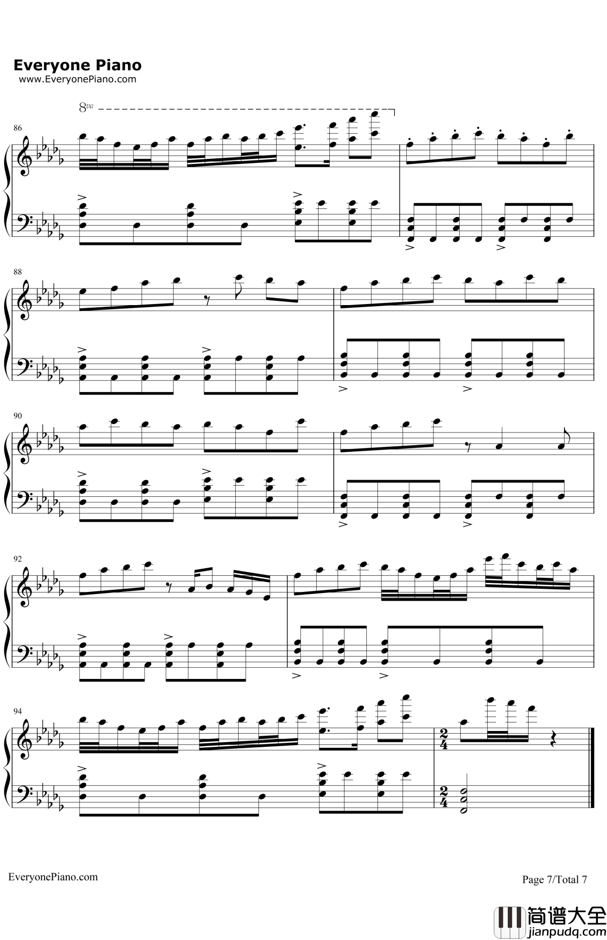 普通DISCO钢琴谱_洛天依言和