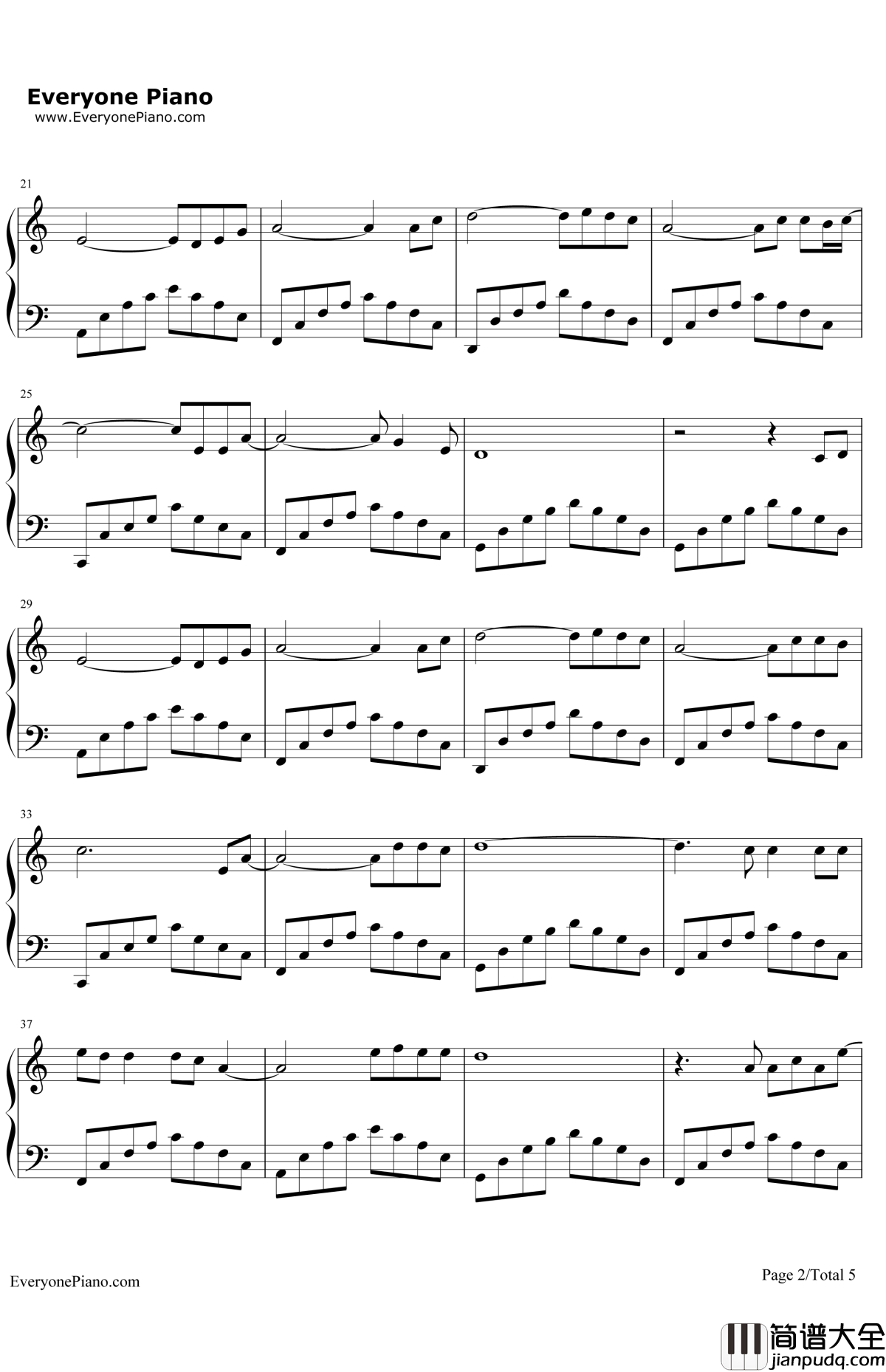 TheLastGoodbye钢琴谱_BillyBoyd_霍比特人五军之战OST