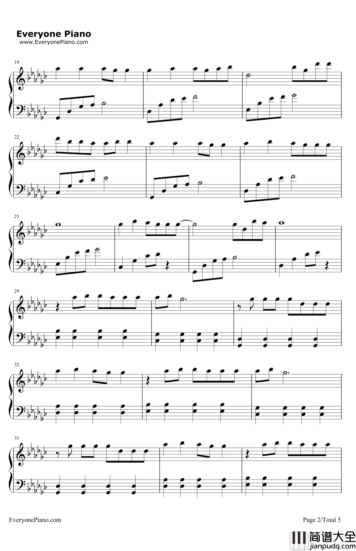 Fly钢琴谱_AvrilLavigne