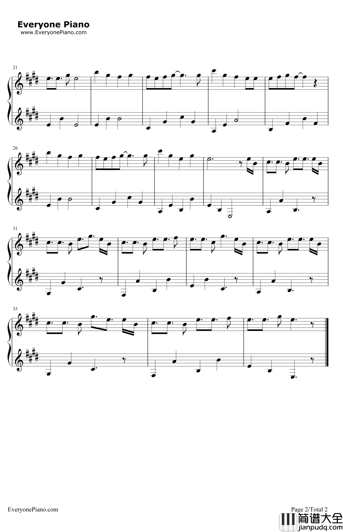 恋爱サーキュレーション钢琴谱_花泽香菜_简单版_化物语OP4