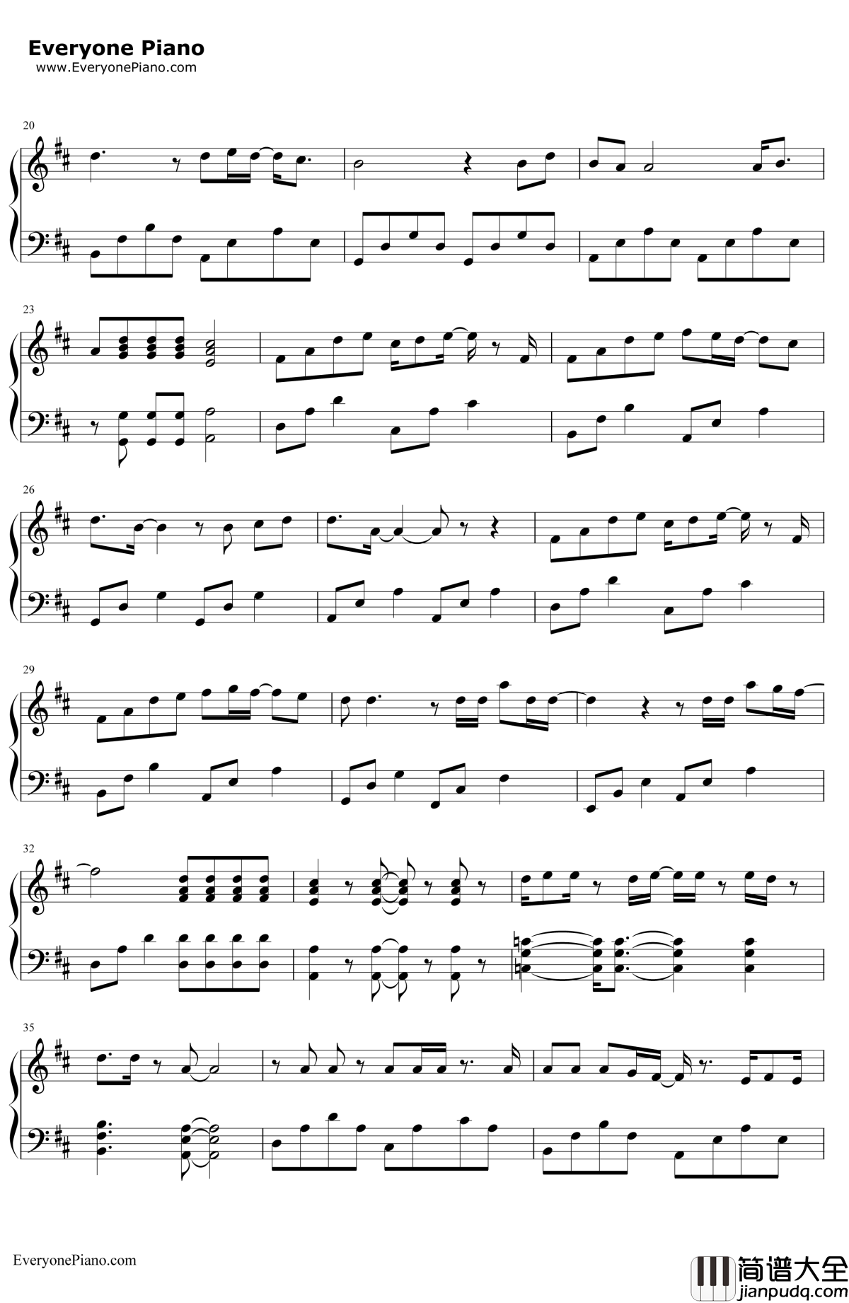 铁拳钢琴谱_筷子兄弟_电影_铁拳_同名主题推广曲