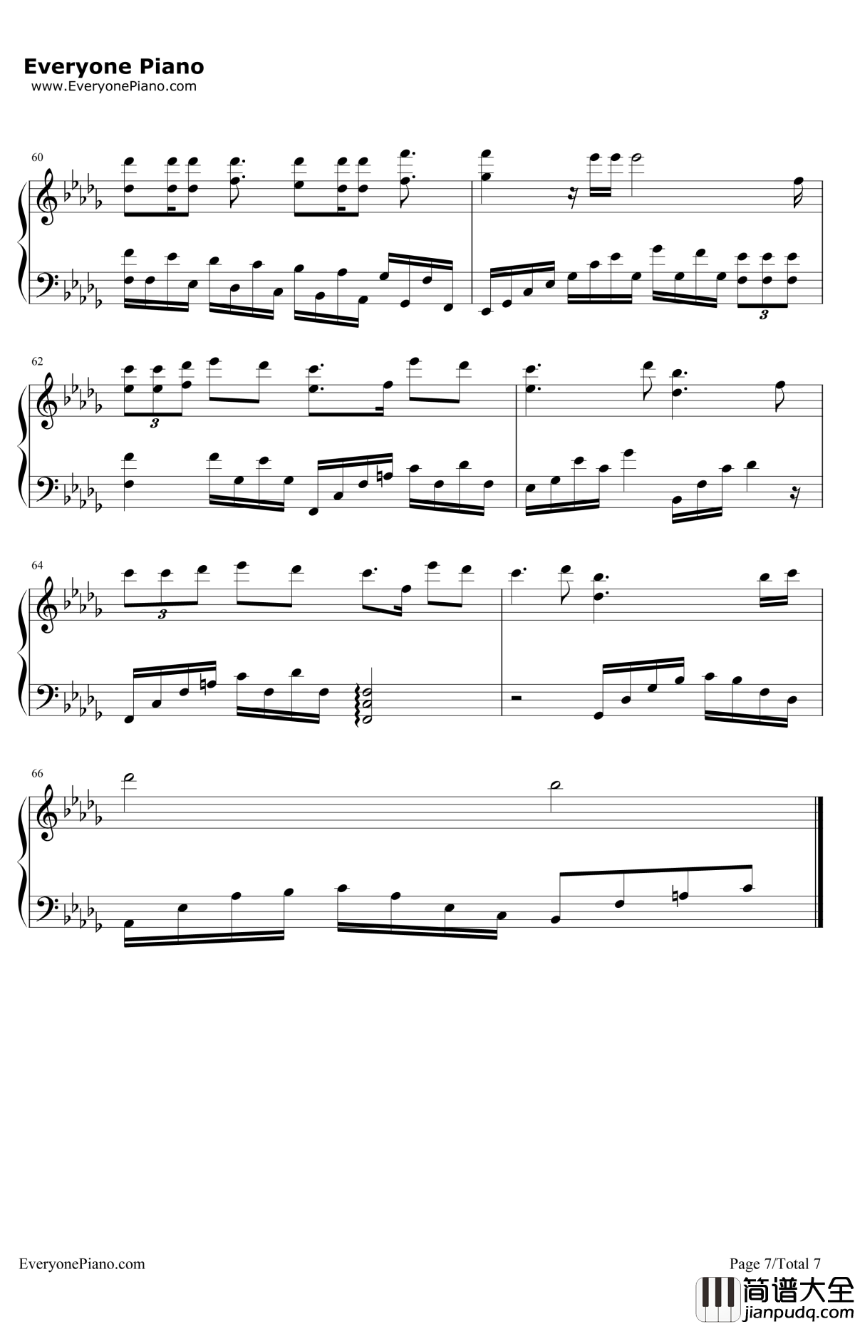 何以爱情钢琴谱_钟汉良_何以笙箫默片尾曲