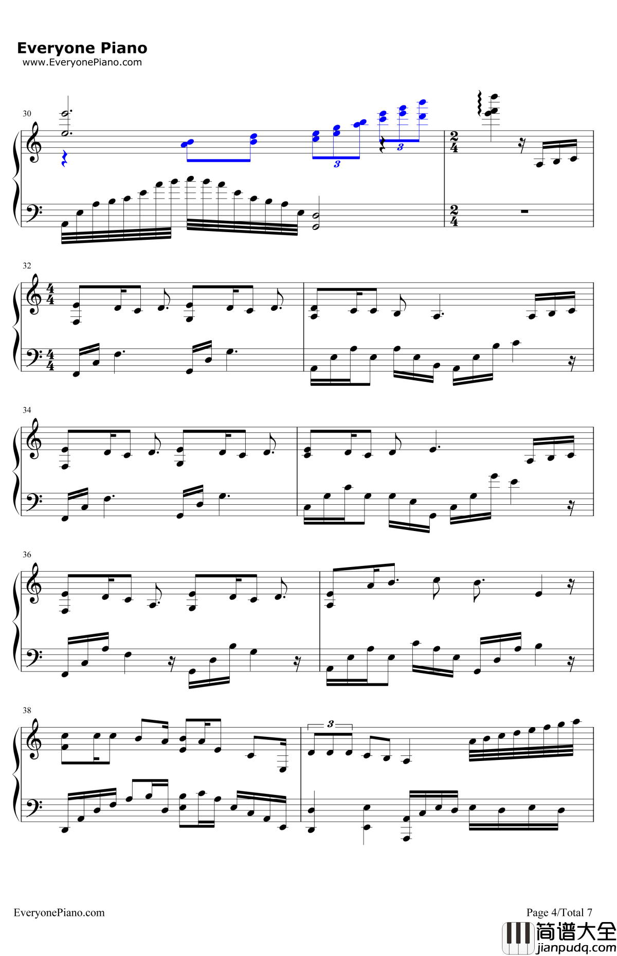 何以爱情钢琴谱_钟汉良_何以笙箫默片尾曲