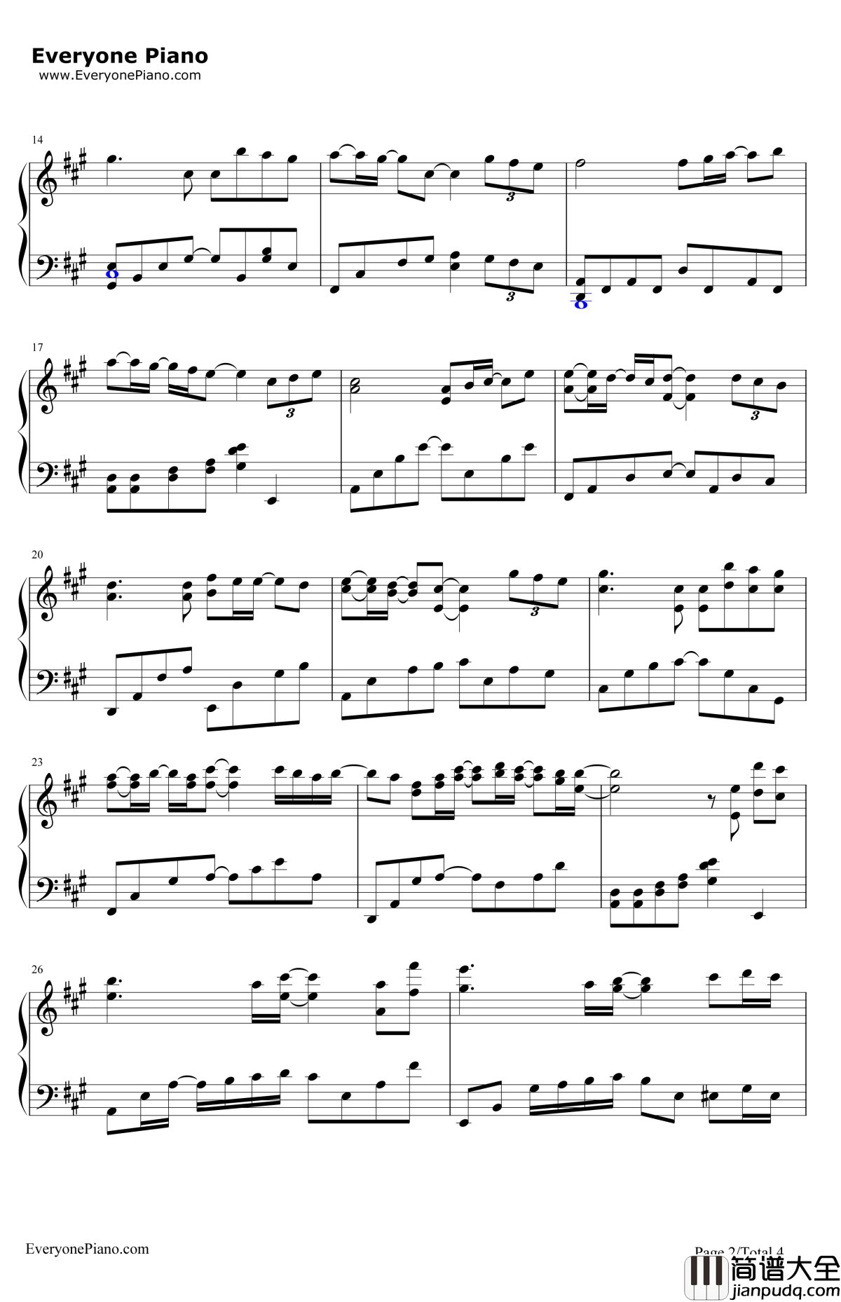 拾忆钢琴谱_张翰_一起来看流星雨插曲