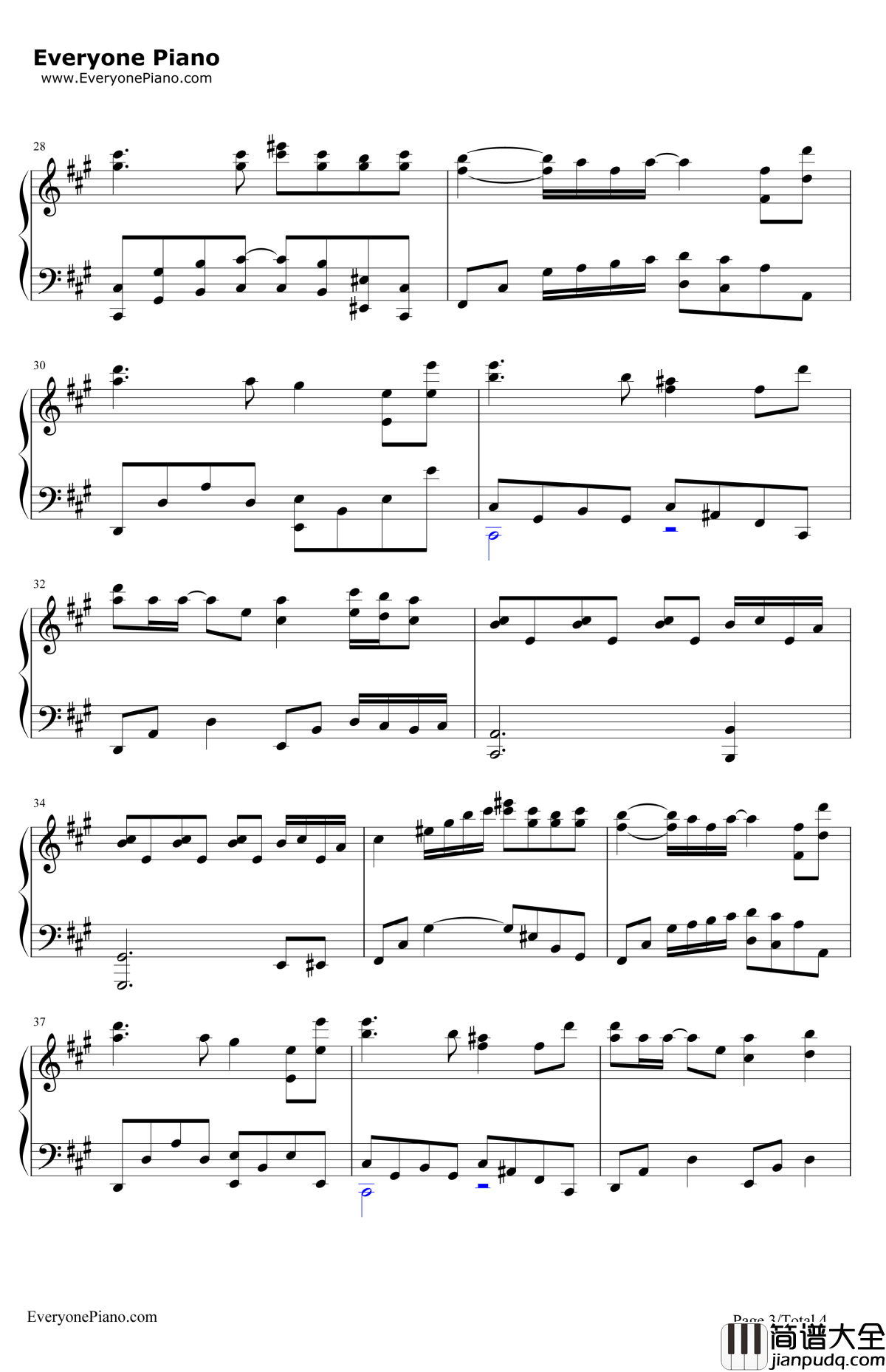 拾忆钢琴谱_张翰_一起来看流星雨插曲