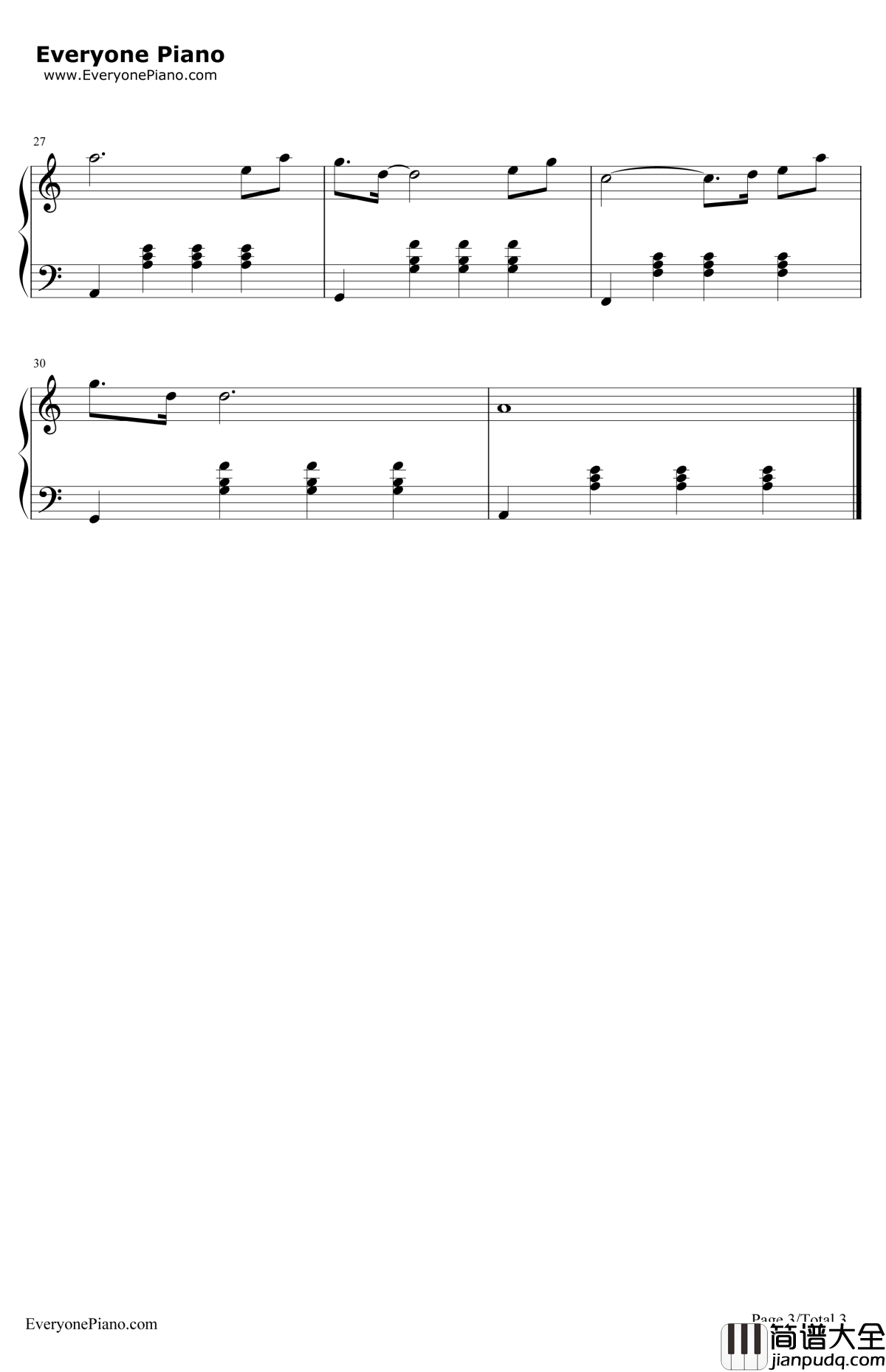 求佛钢琴谱_誓言