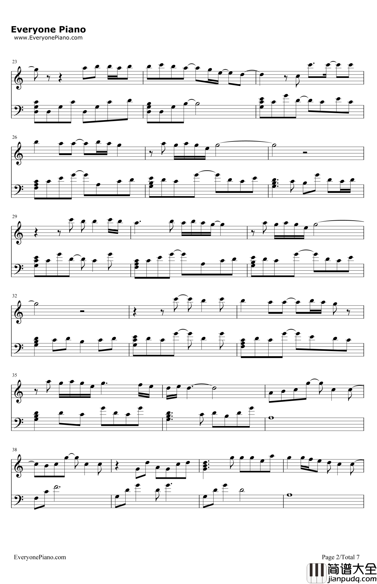 WhereAreUNow钢琴谱_JustinBieber