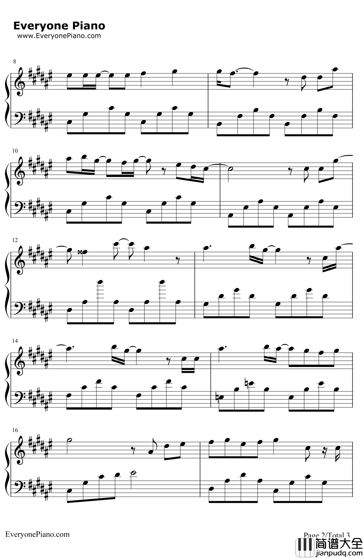 茜さす钢琴谱_Aimer_TV动画_夏目友人帐伍_片尾曲