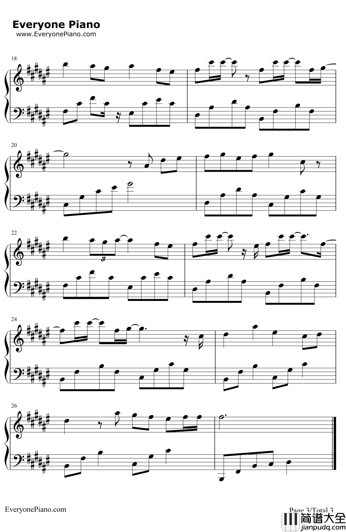 茜さす钢琴谱_Aimer_TV动画_夏目友人帐伍_片尾曲