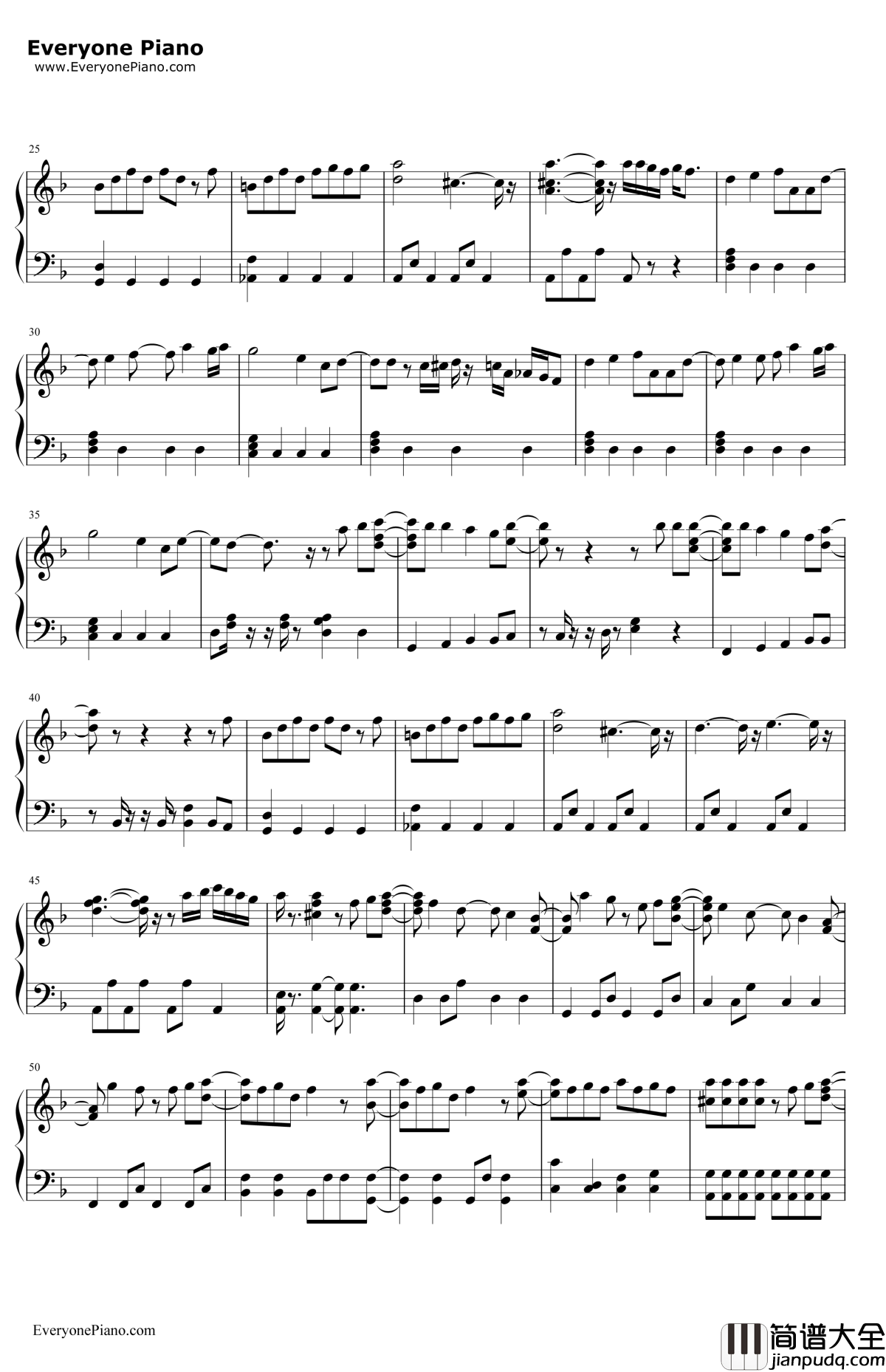 ハロウィンナイト（万圣节之夜）钢琴谱_AKB48