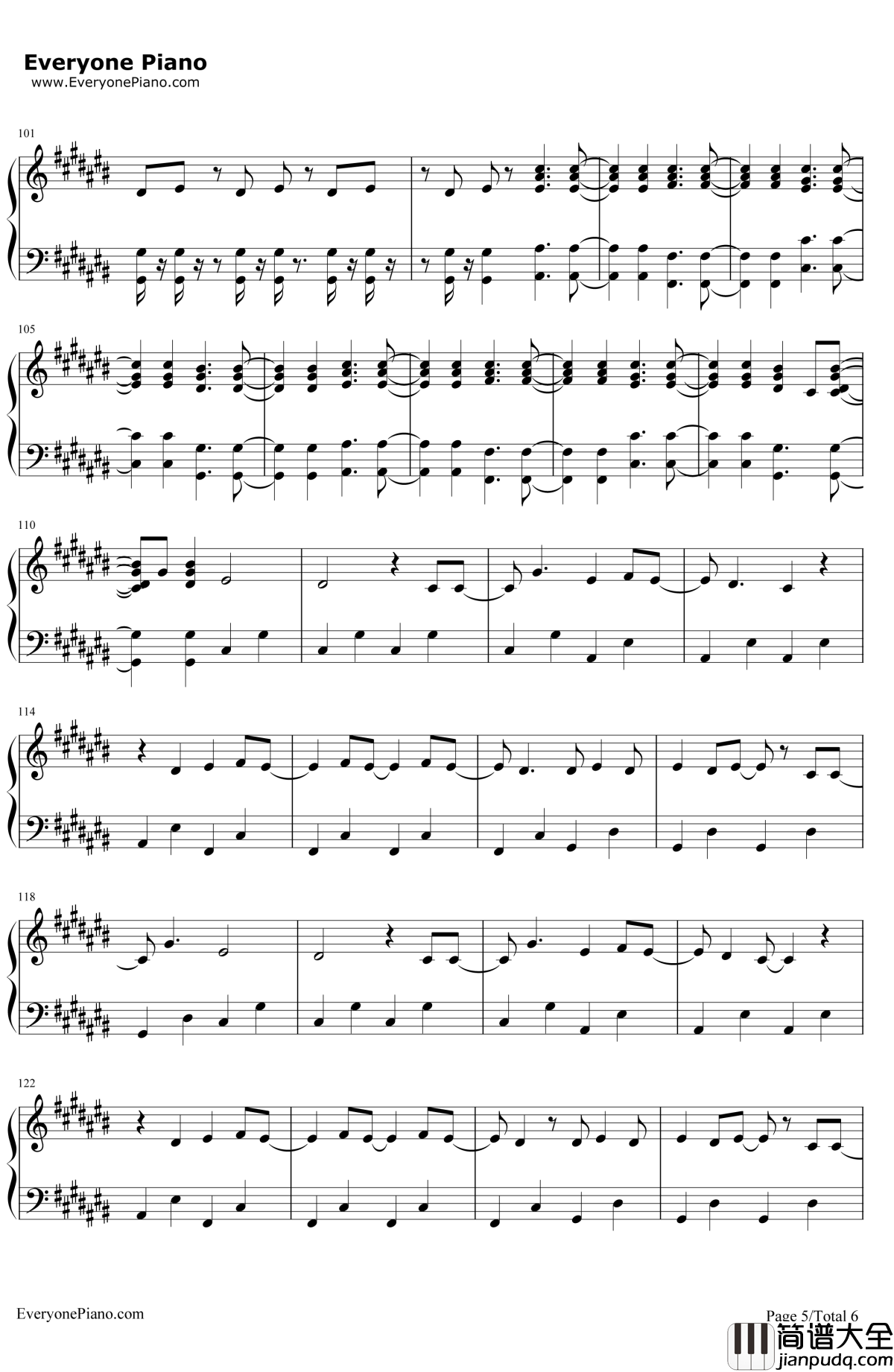 StillBreathing钢琴谱_GreenDay