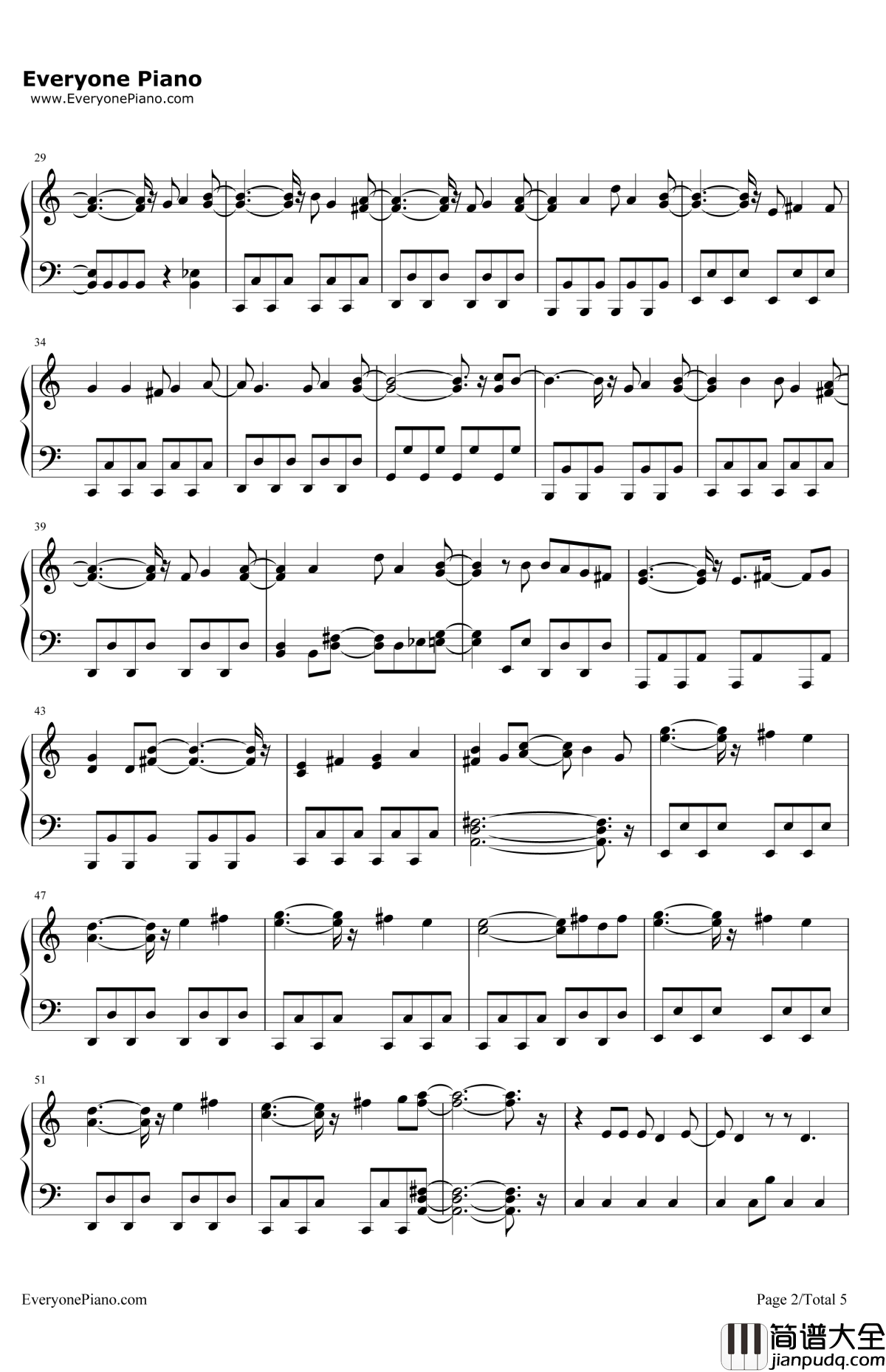 僕はいない钢琴谱_NMB48