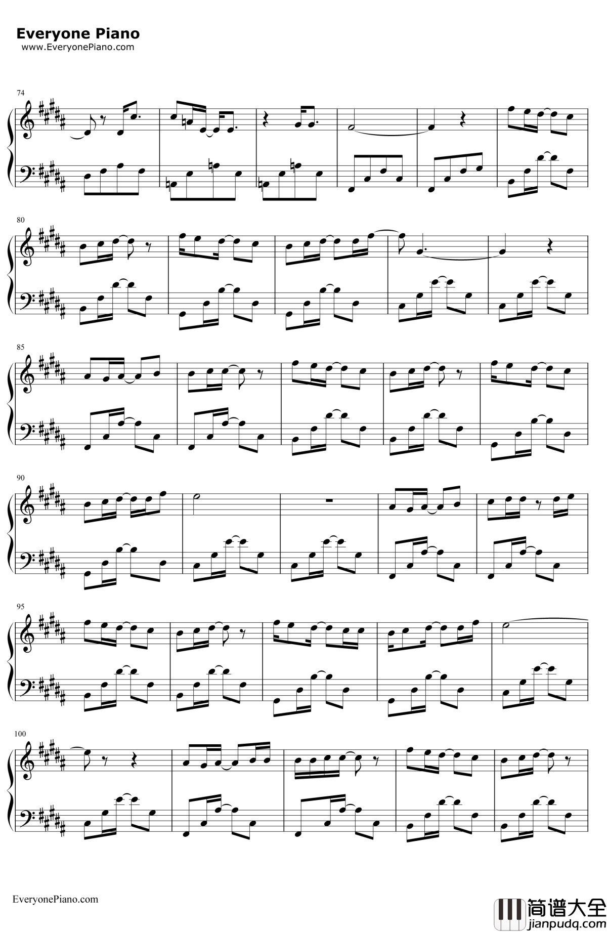 你一言我一语钢琴谱_李健_电影_一句顶一万句_主题曲