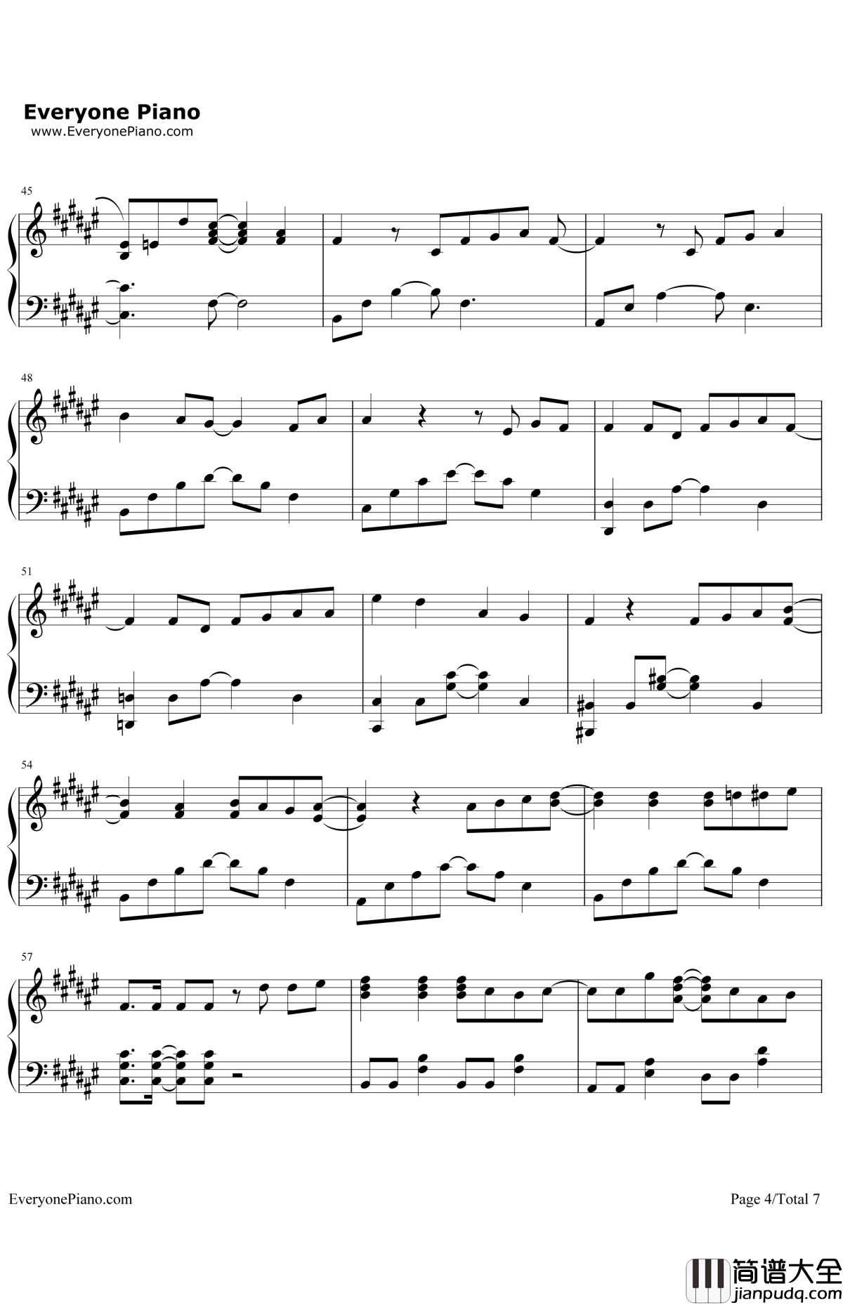 JungleP钢琴谱_5050_海贼王OP9