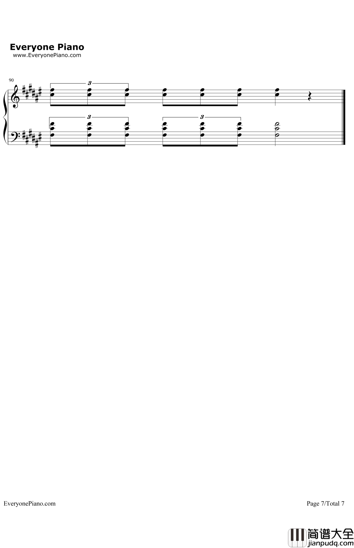 JungleP钢琴谱_5050_海贼王OP9
