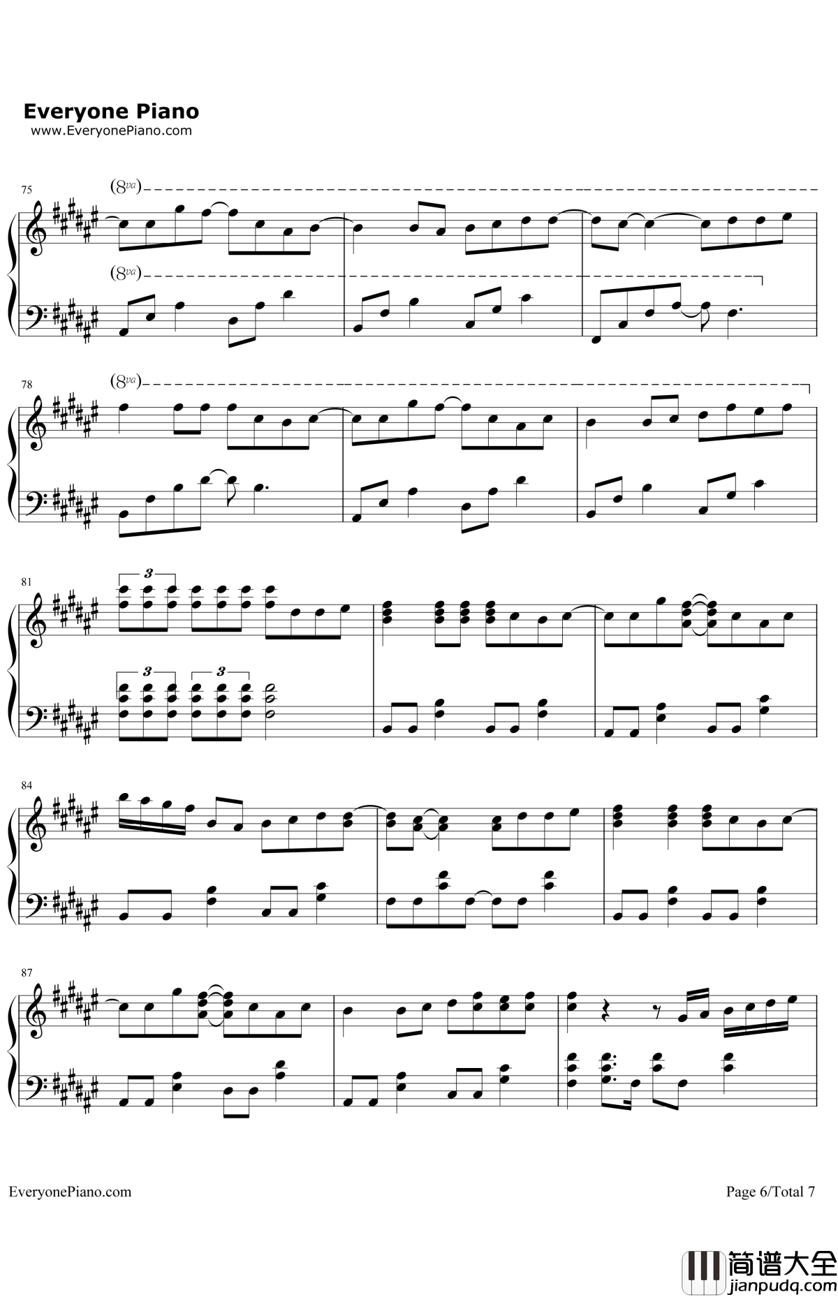 JungleP钢琴谱_5050_海贼王OP9